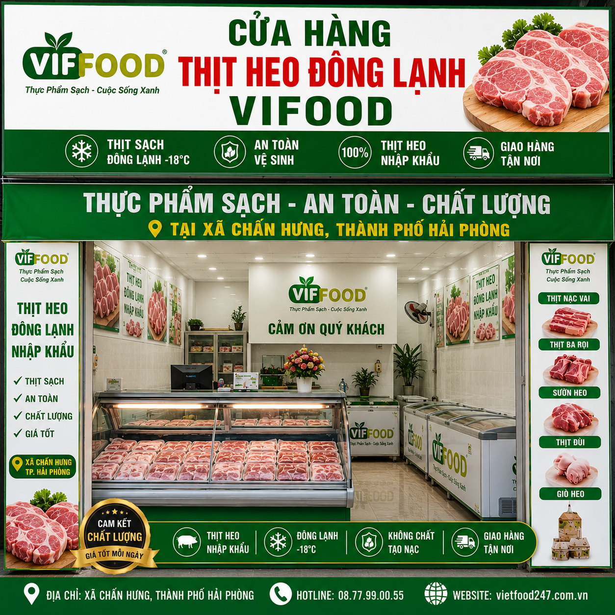 Nhà Cung Cấp Thực Phẩm Đông Lạnh Tại Xã Chấn Hưng, Thành Phố Hải Phòng