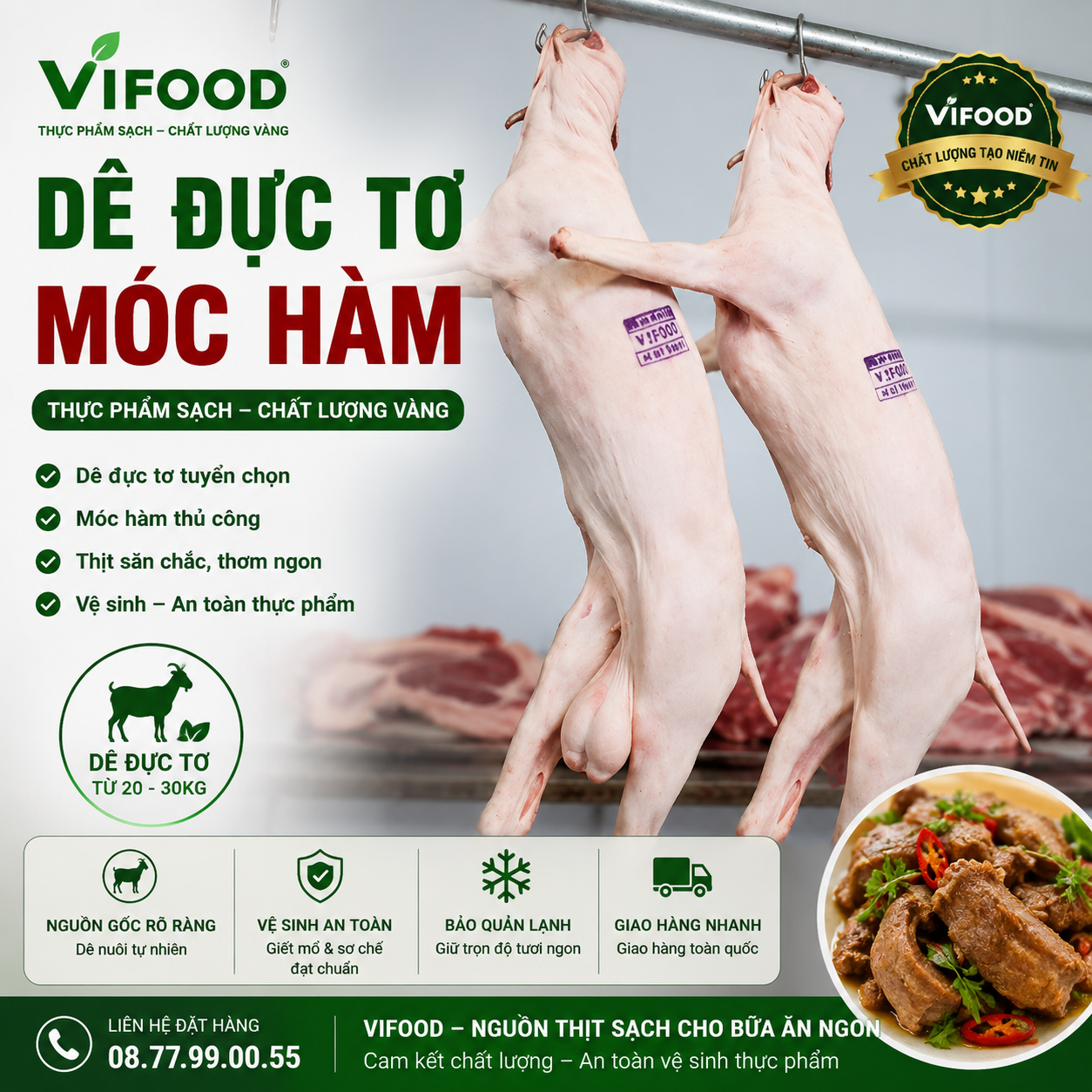 Dê đực tơ móc hàm