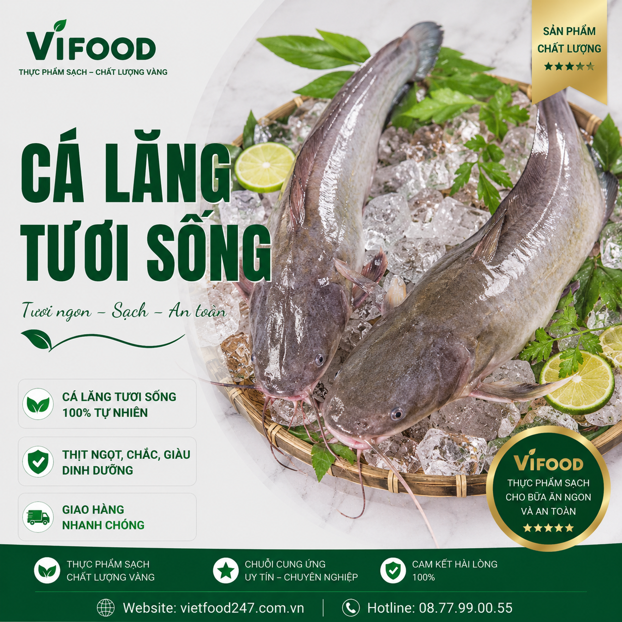 Cá Lăng tươi sống