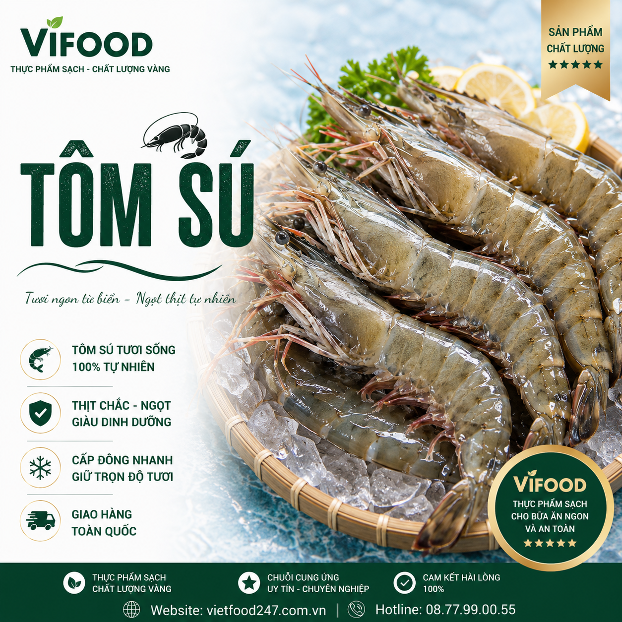 Tôm Sú Tươi