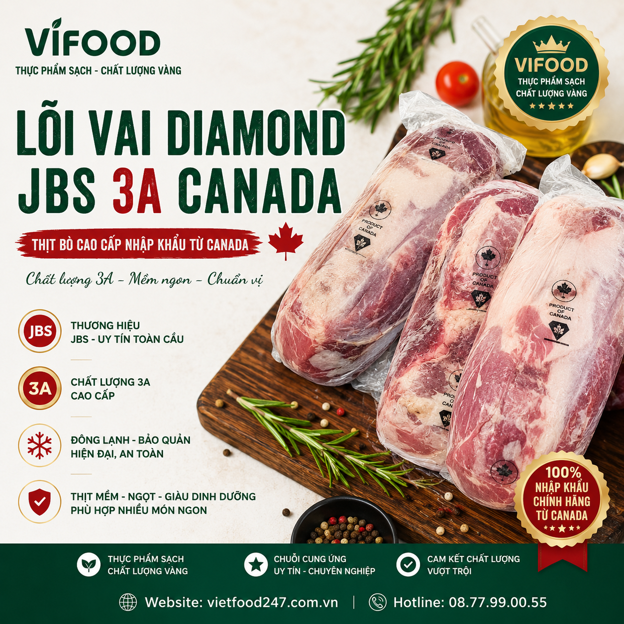 Lõi vai Diamond Jbs 3A Canada 