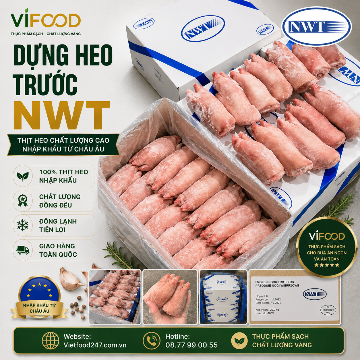 Dựng heo trước NWT