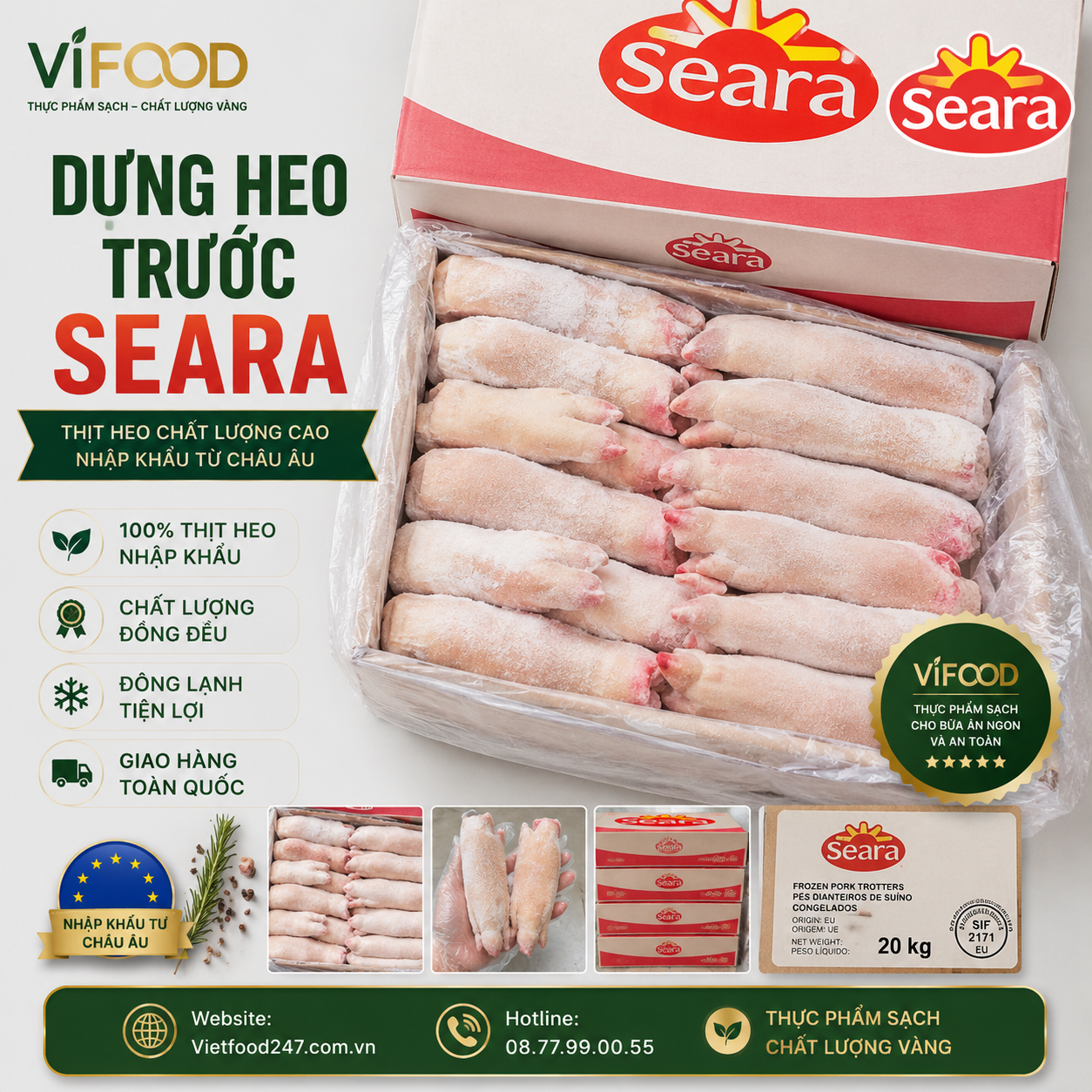 Dựng heo trước Seara