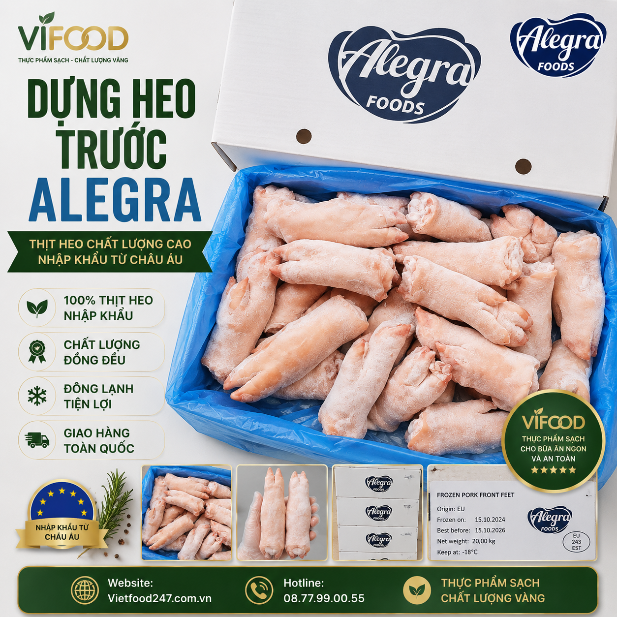 Dựng heo trước Alegra