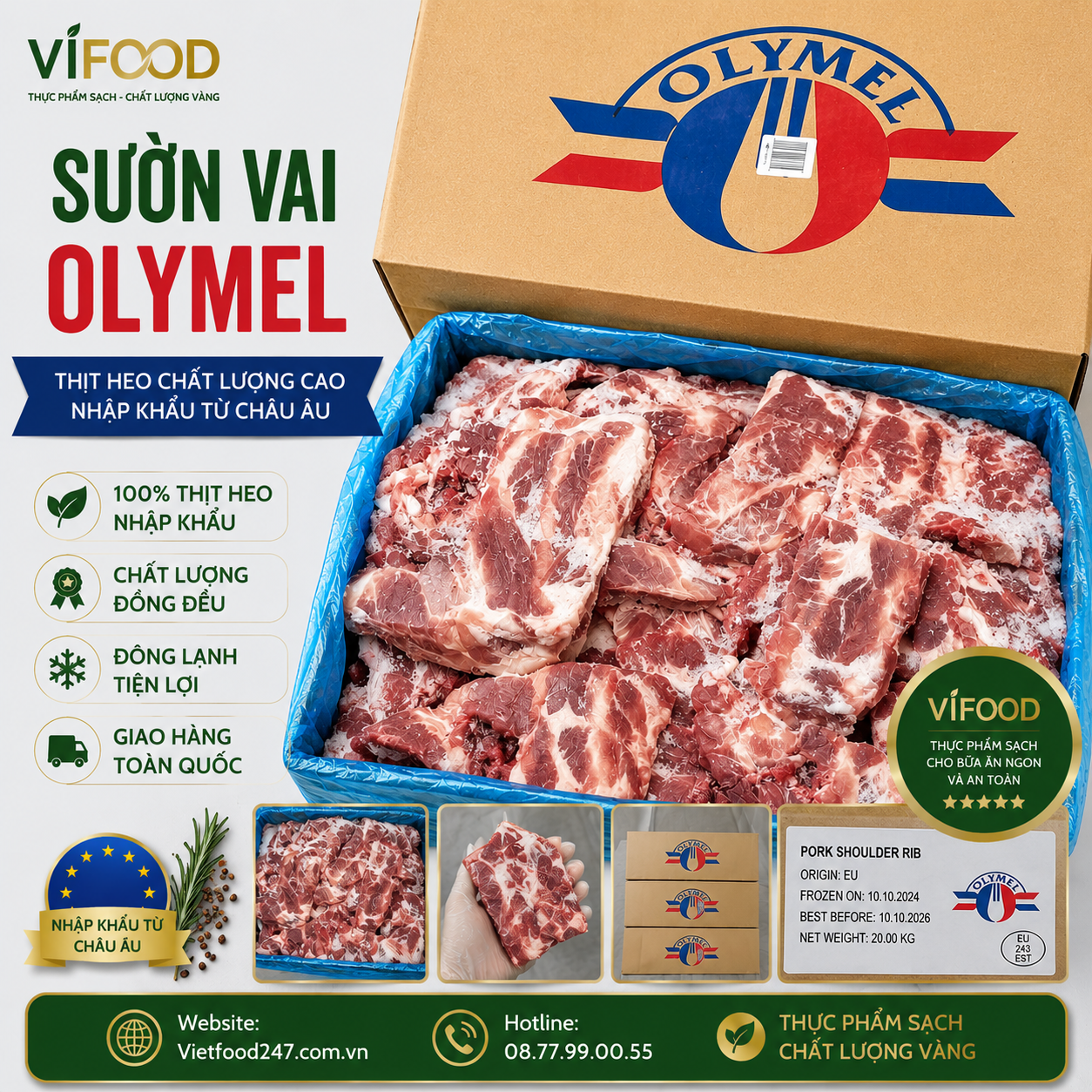 Sườn vai Olymel