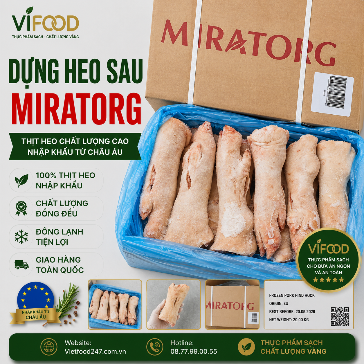 Dựng heo sau Miratorg
