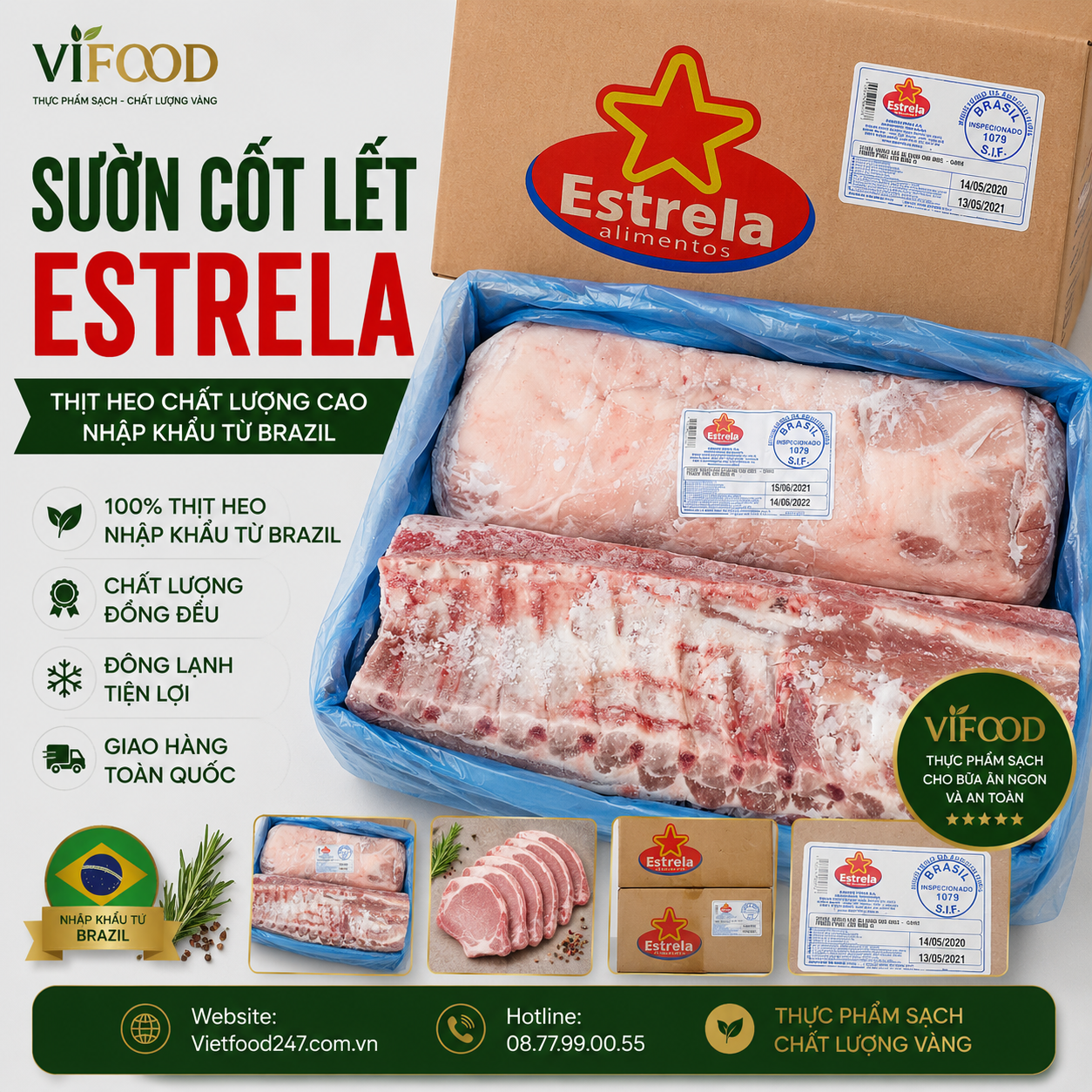 Sườn cốt lết Estrela