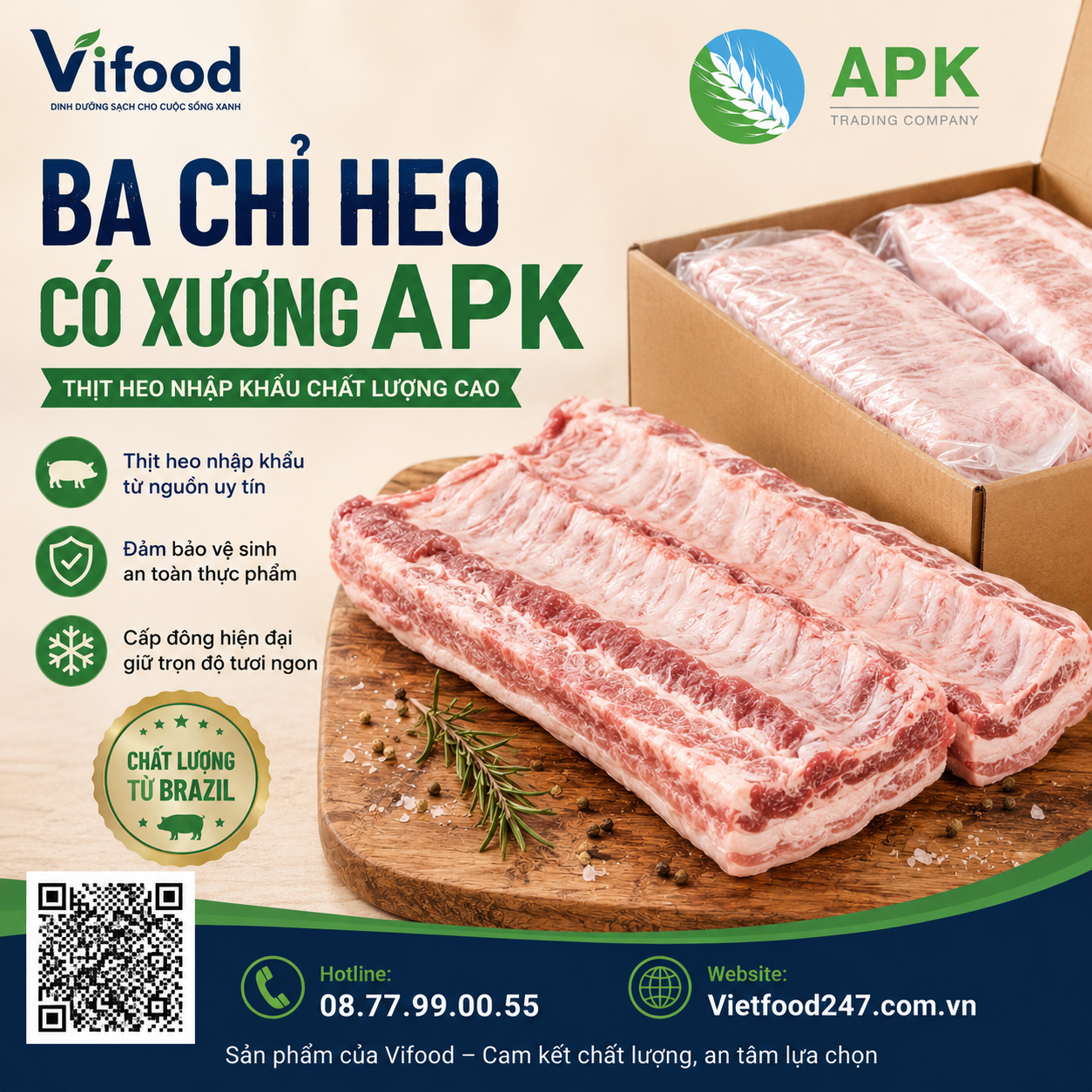 Ba chỉ heo có xương APK