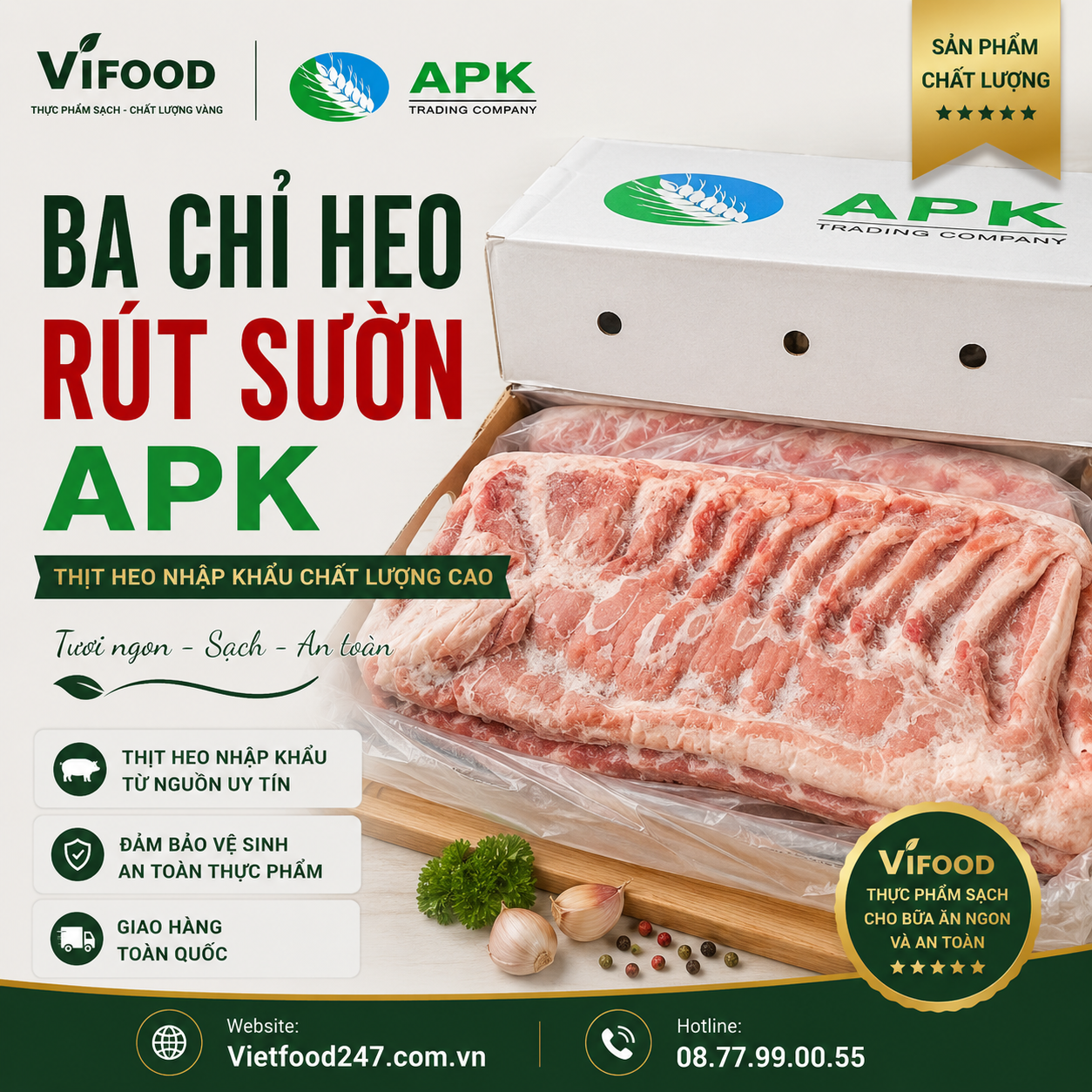 Ba chỉ heo rút sườn Apk