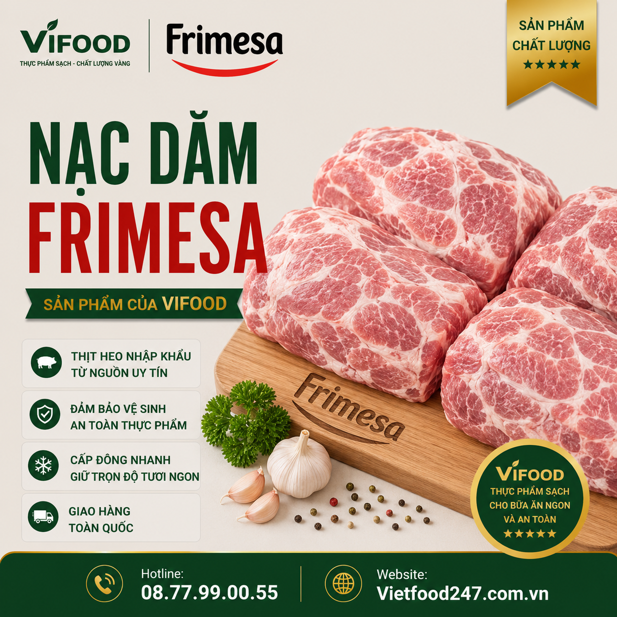 Nạc dăm Frimesa