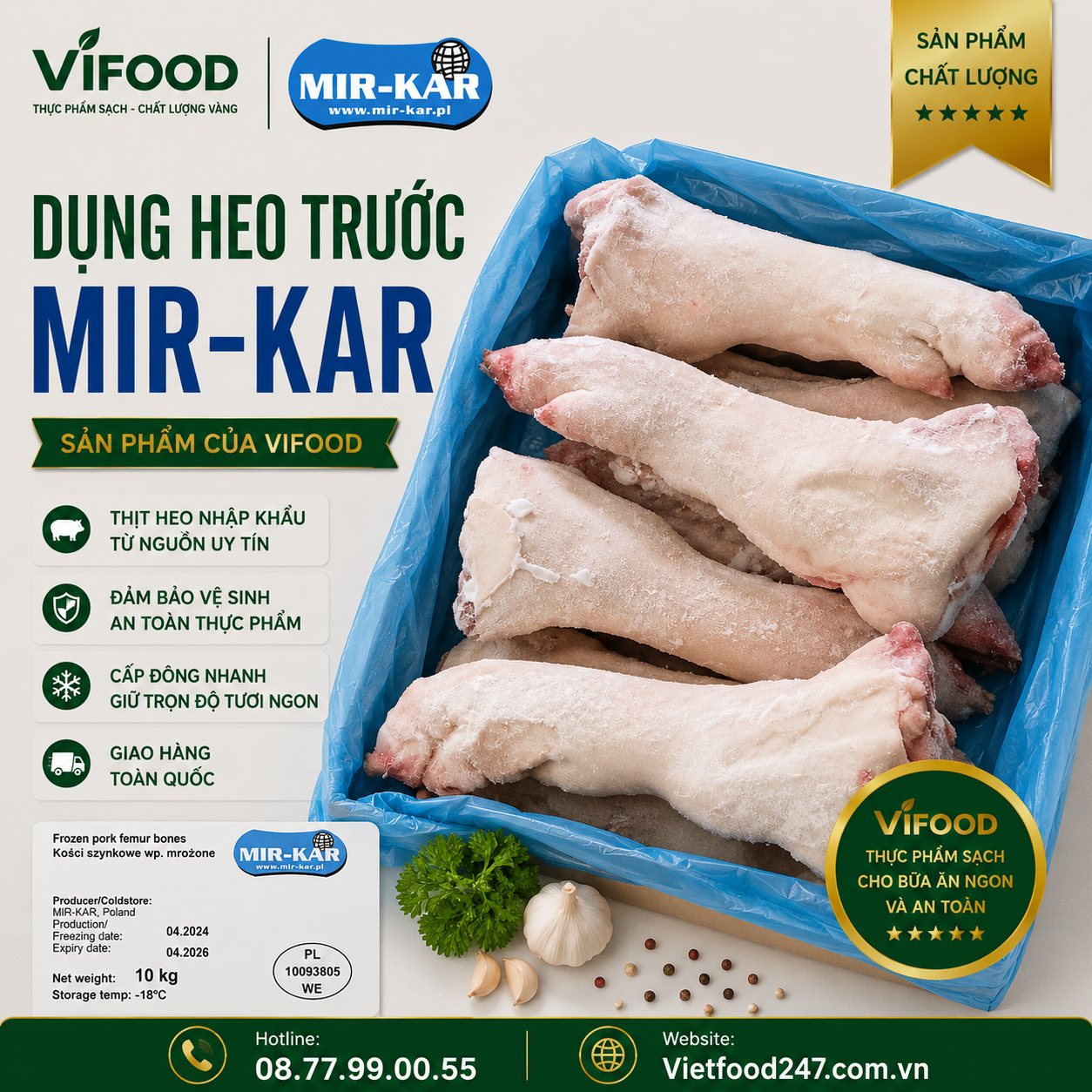 Dựng heo trước Mir-Kar