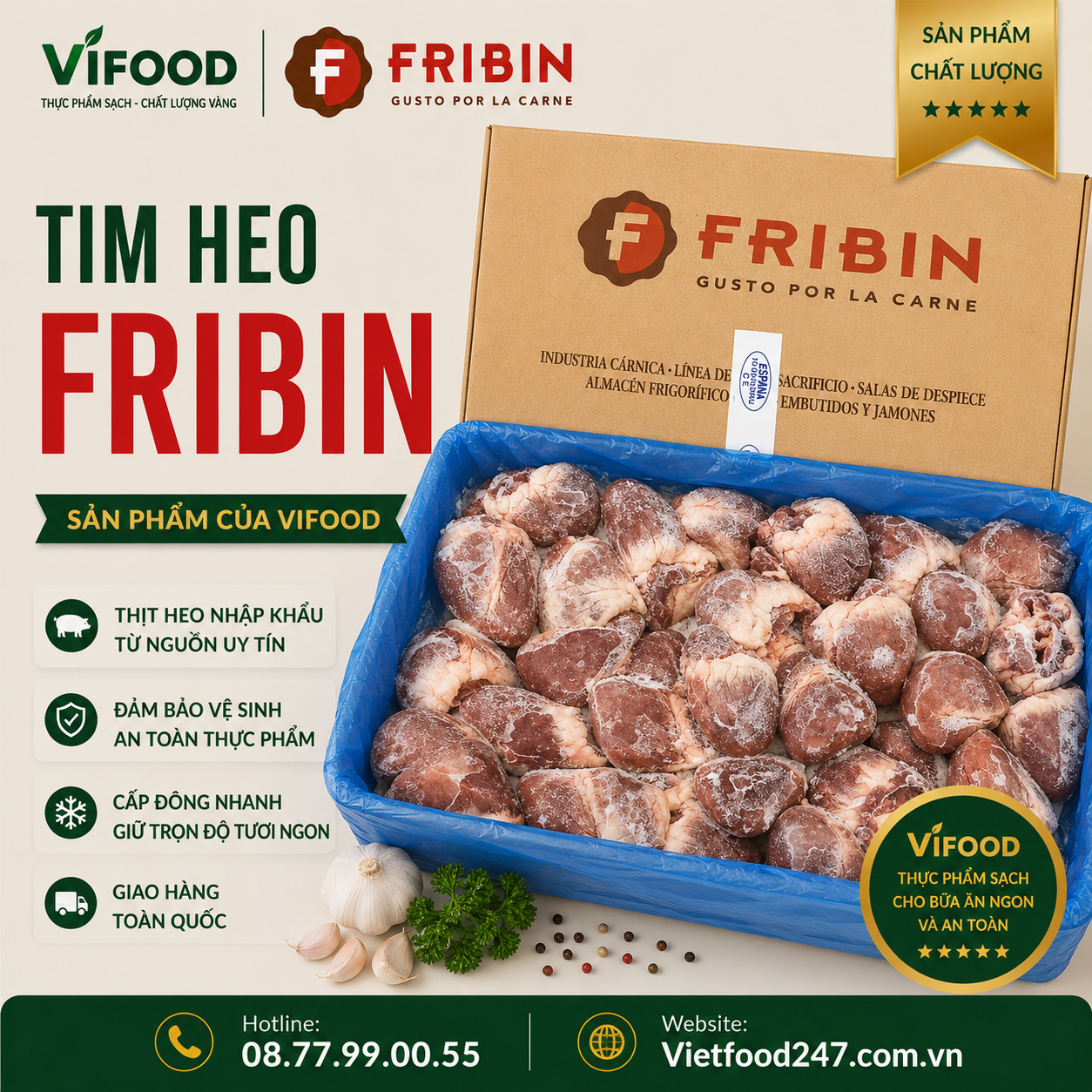 Tim heo Fribin