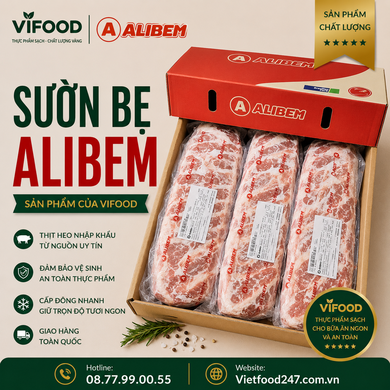 Sườn bẹ Alibem