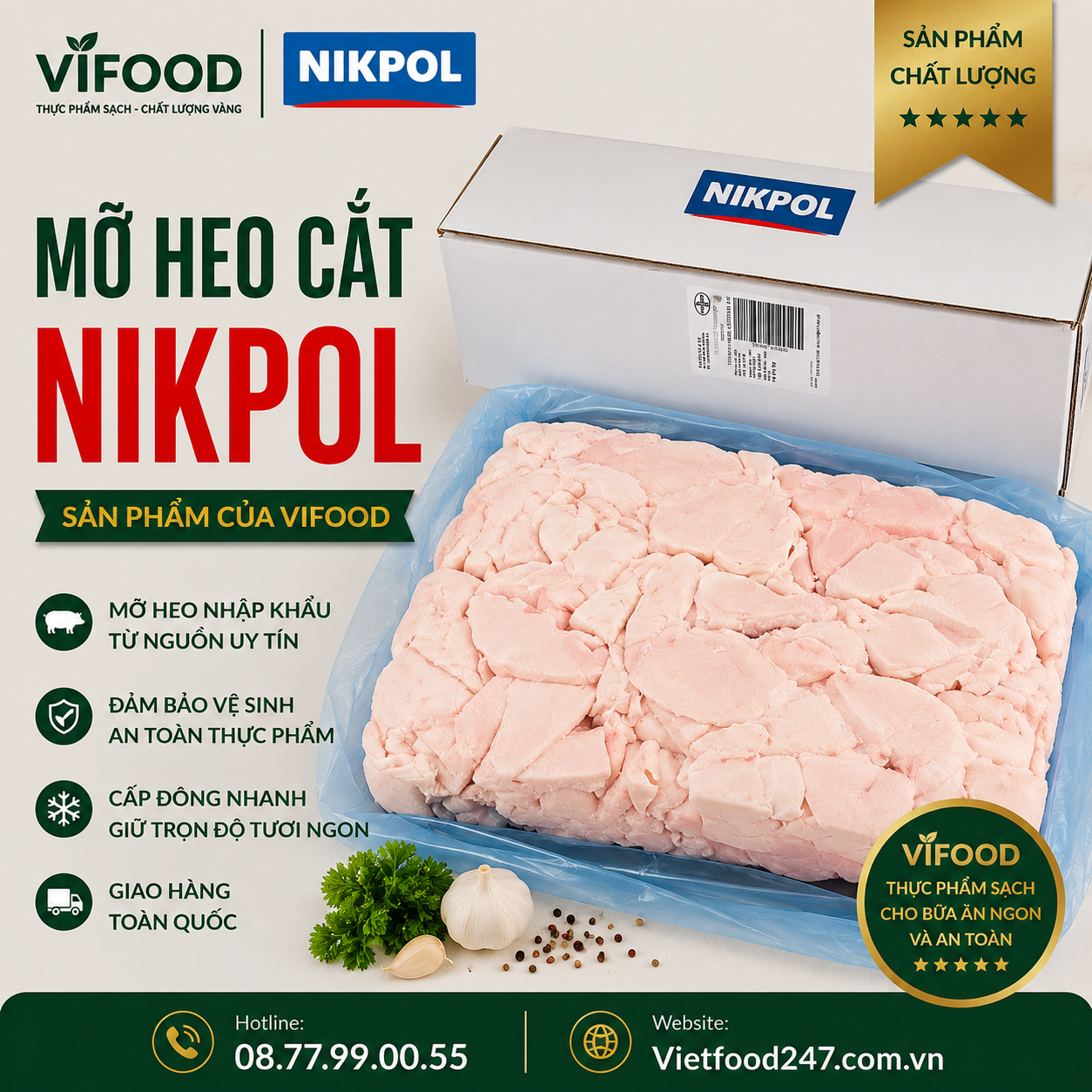 Mỡ heo Nik-Pol
