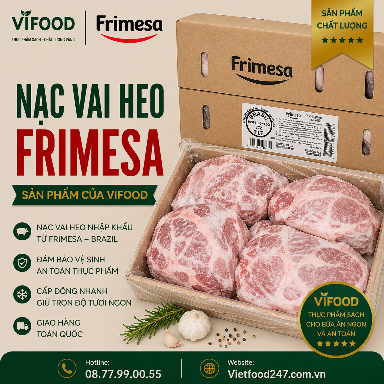 Nạc vai heo Frimesa