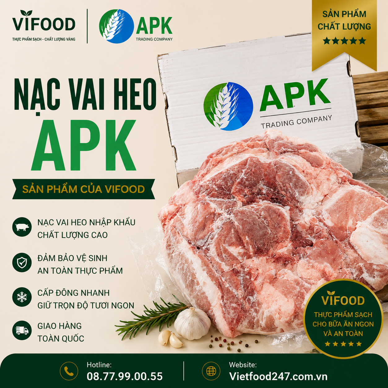 Nạc vai heo APK