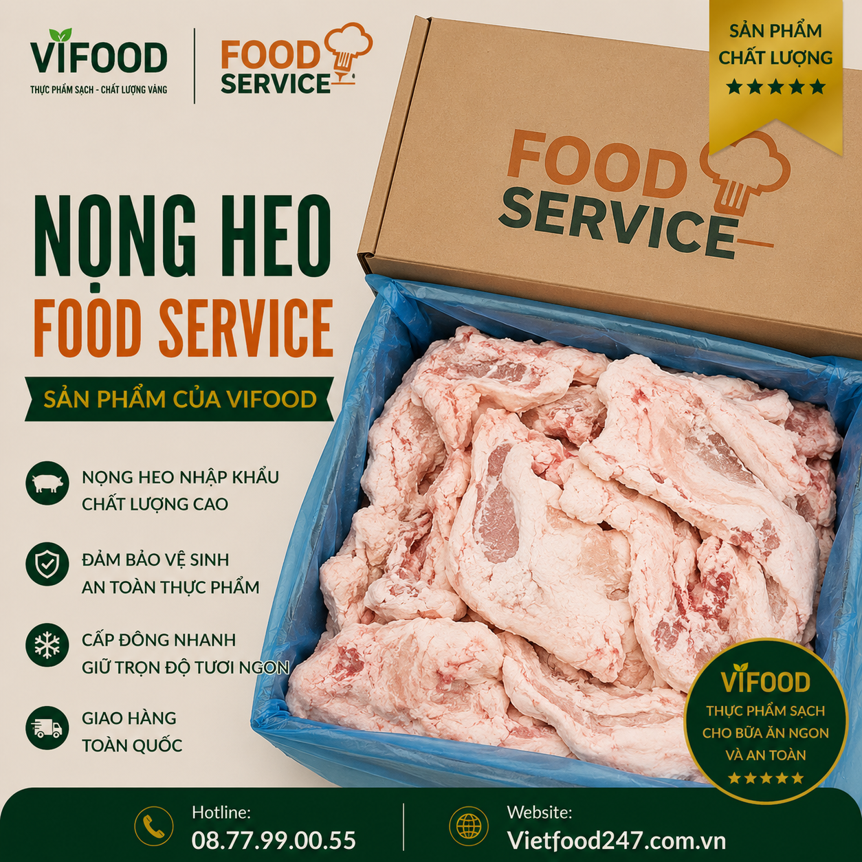Nọng heo Food Service