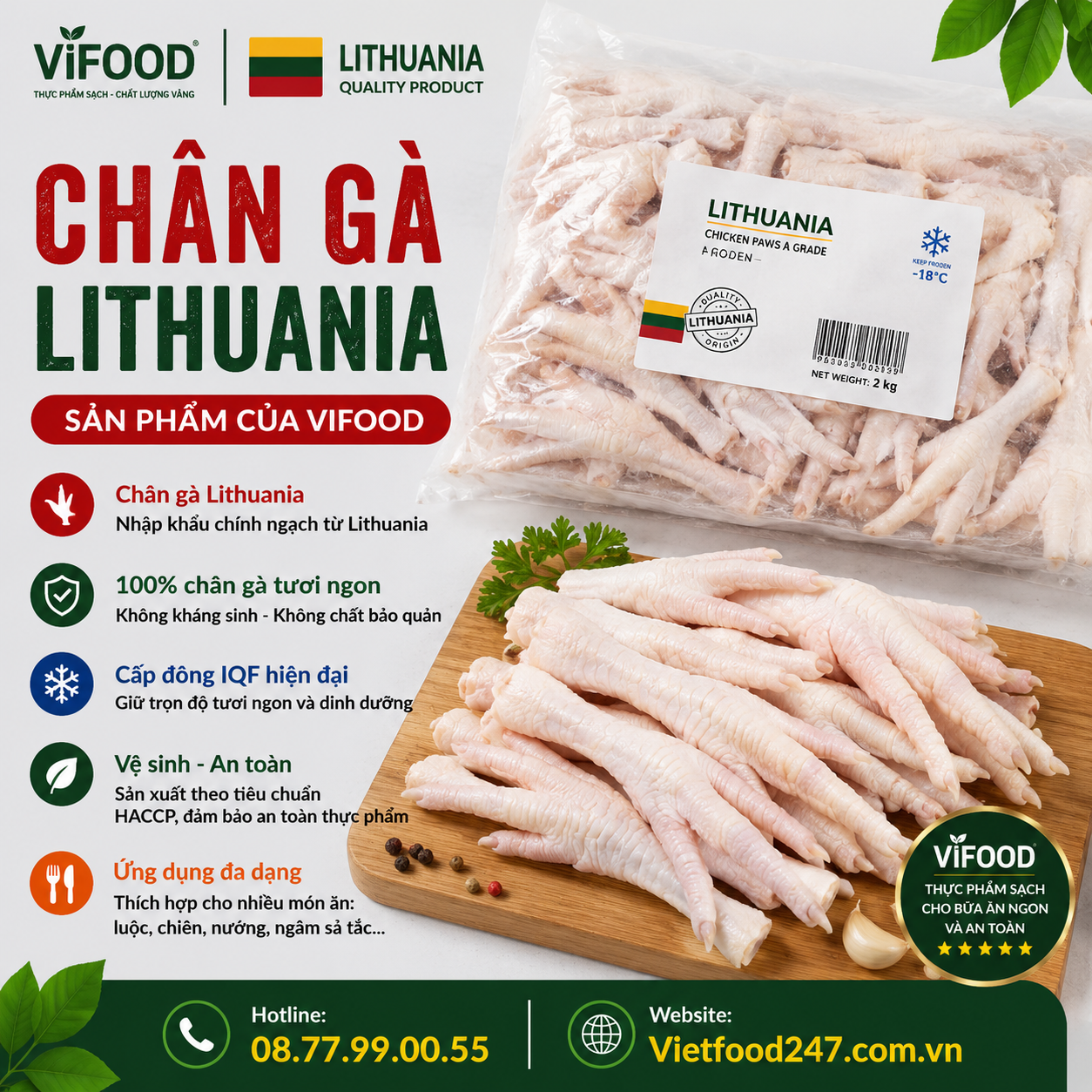  Chân gà Lithuania