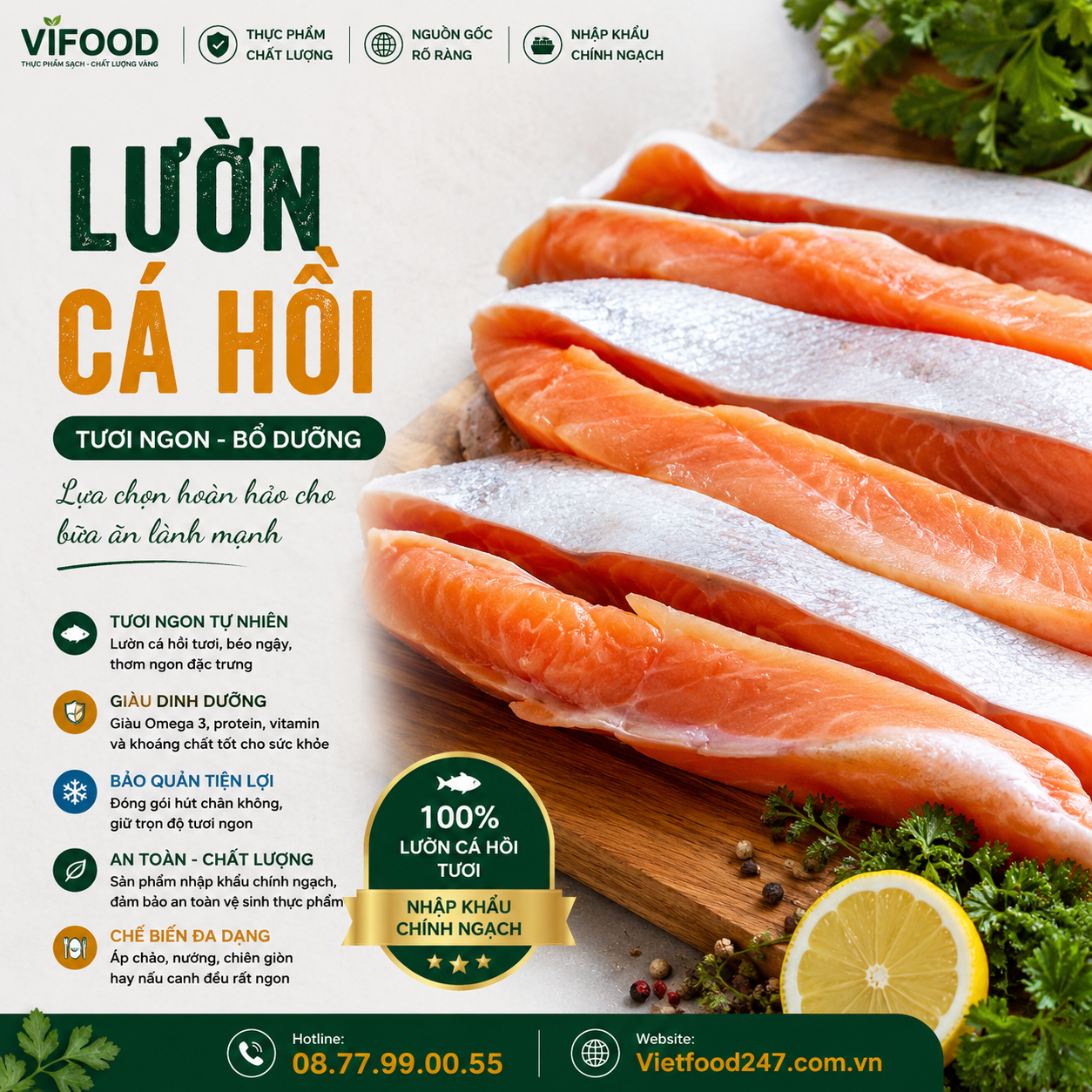 Lườn cá hồi