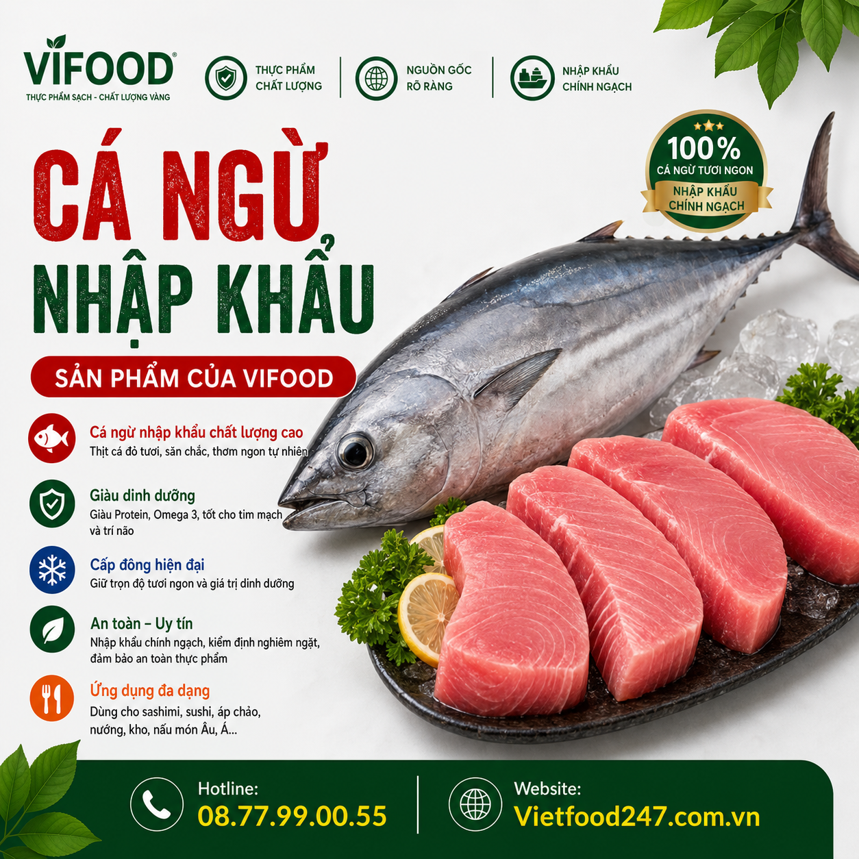 Cá ngừ nhập khẩu