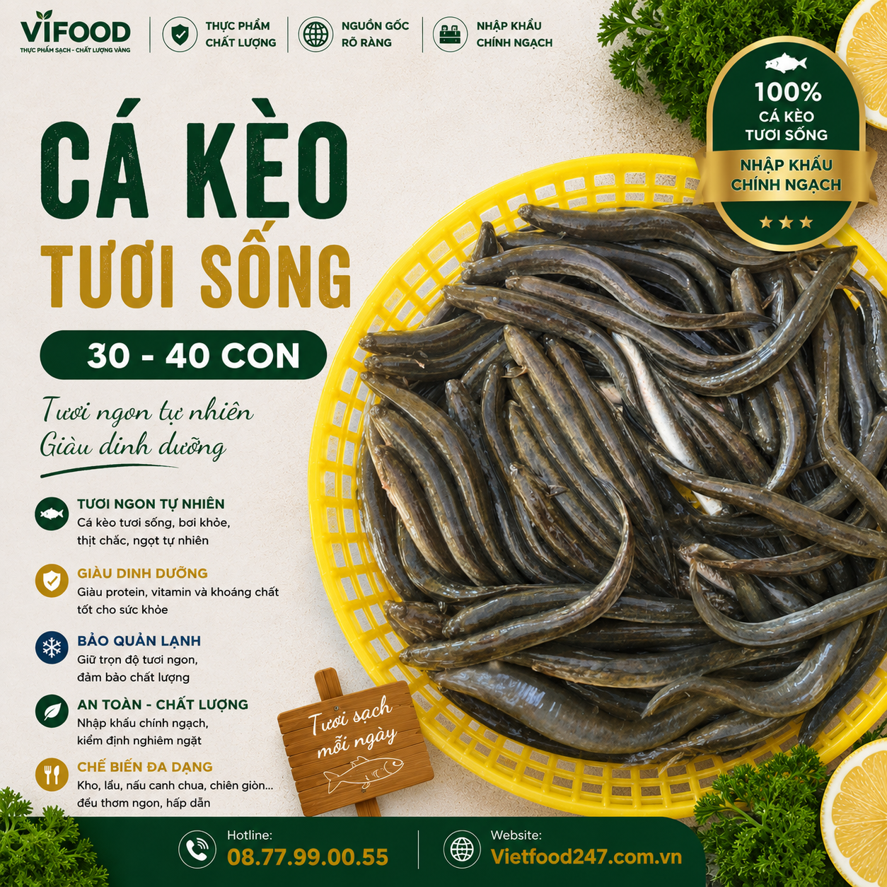 Cá Kèo Tươi Sống