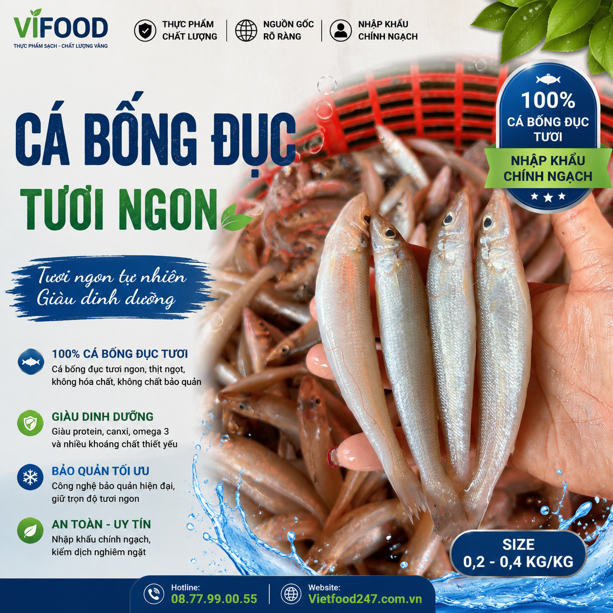 Cá bống đục tuoi