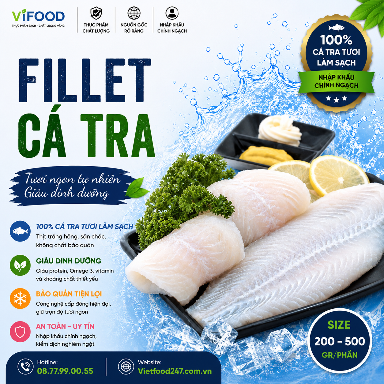 Fillet cá tra