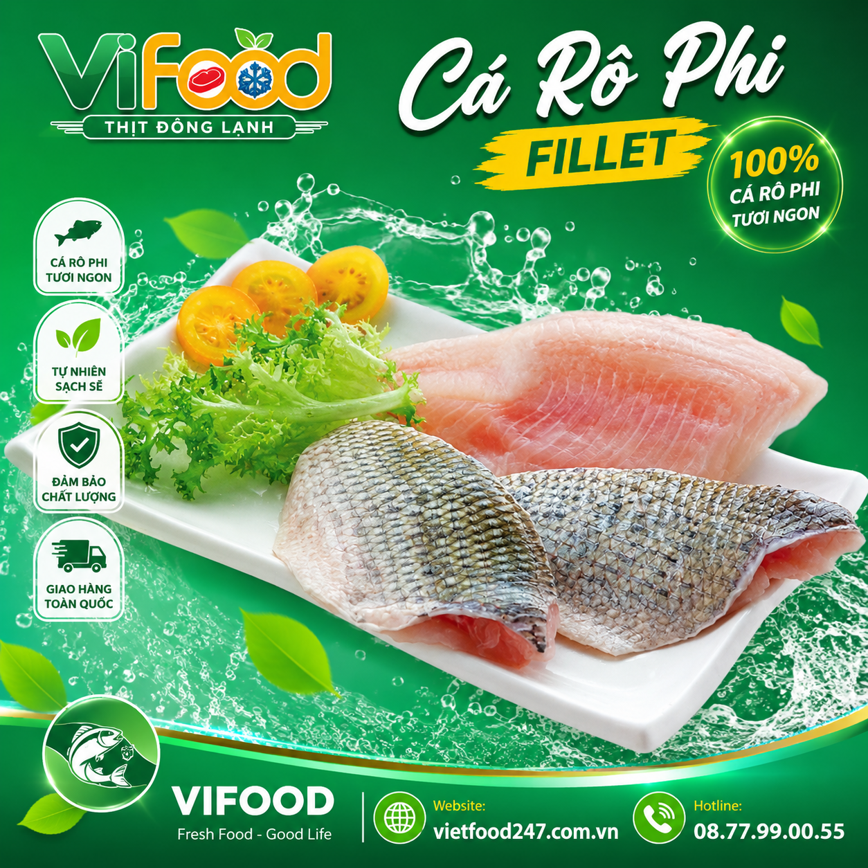 Cá rô phi fillet
