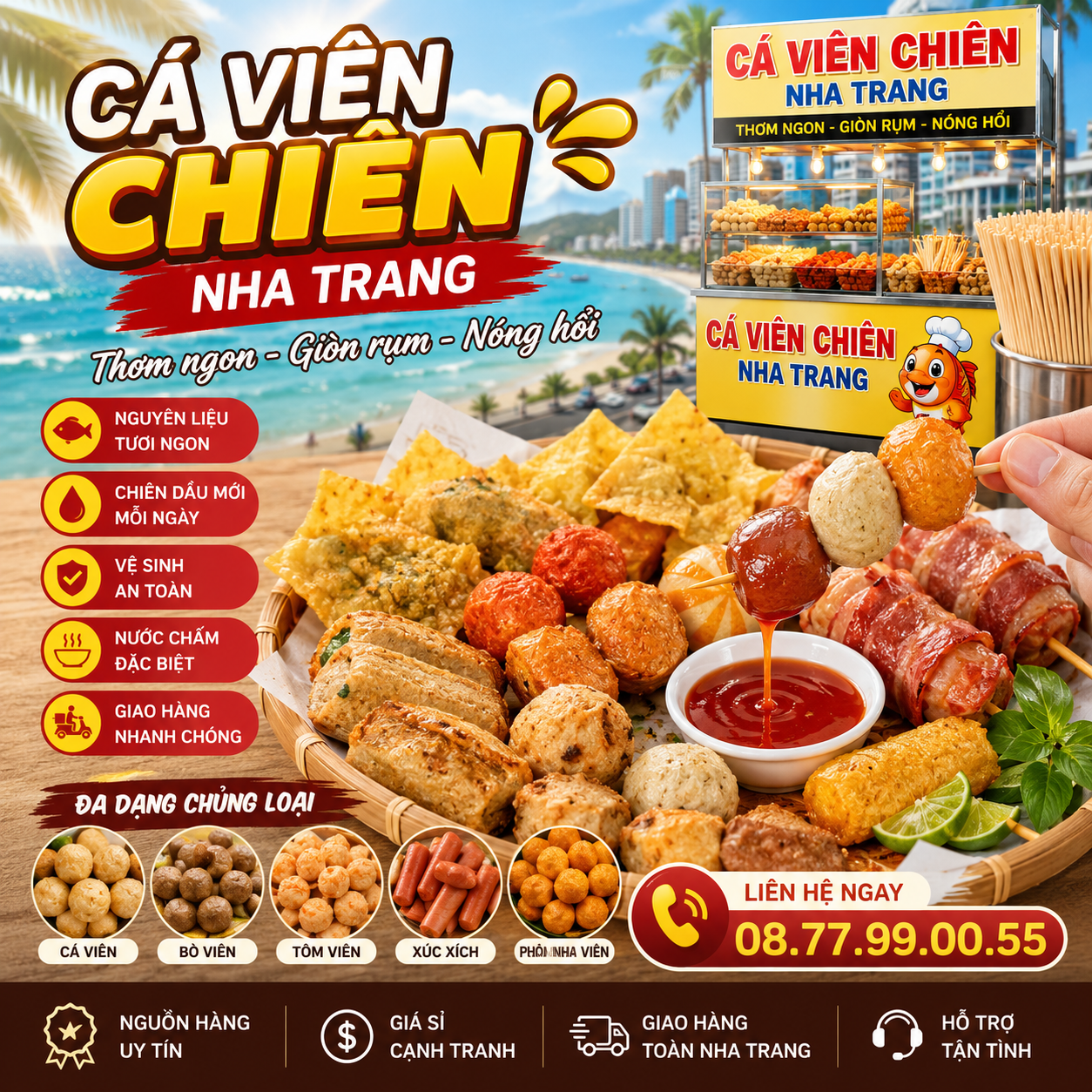 Cá viên chiên nha trang
