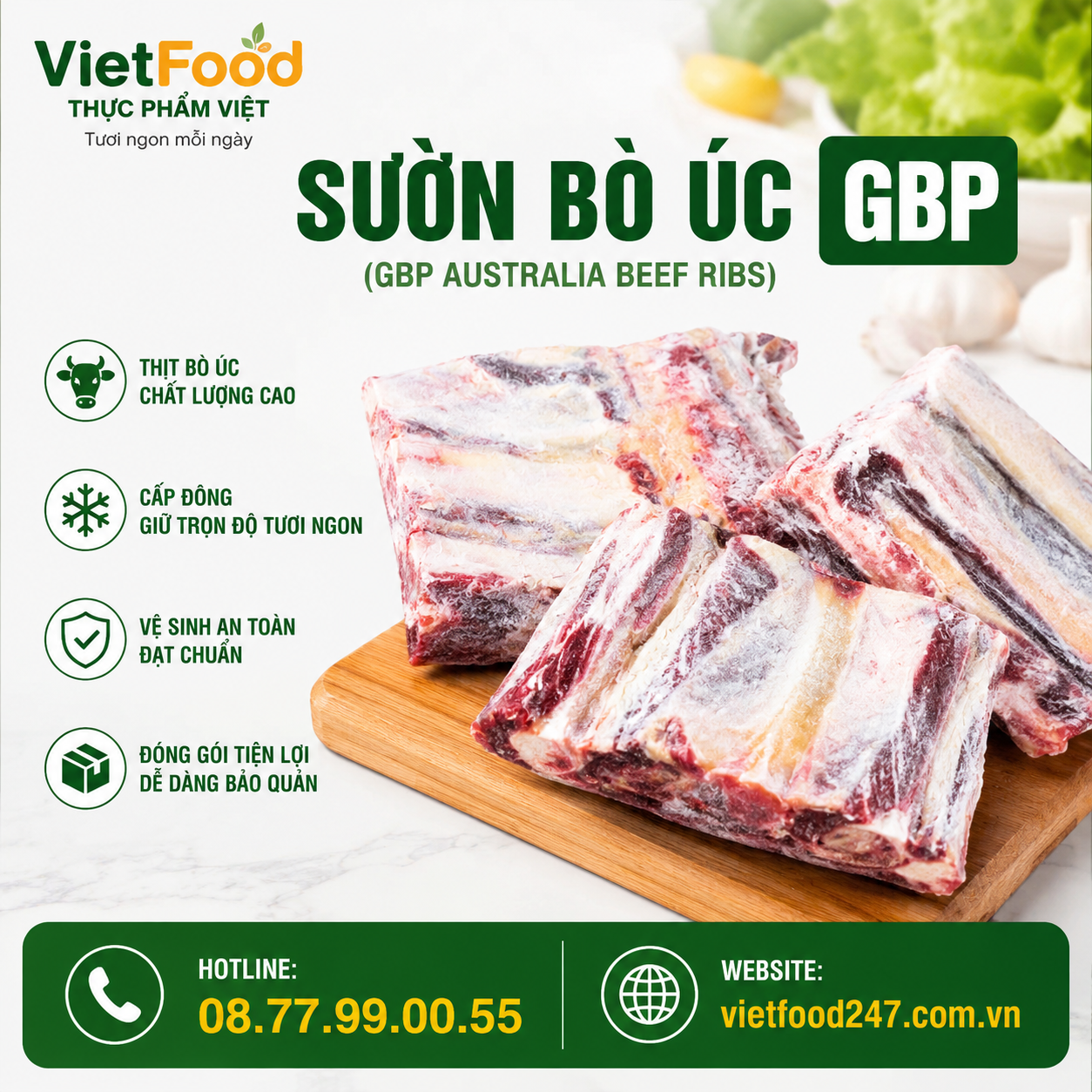 Sườn Bò Úc GBP