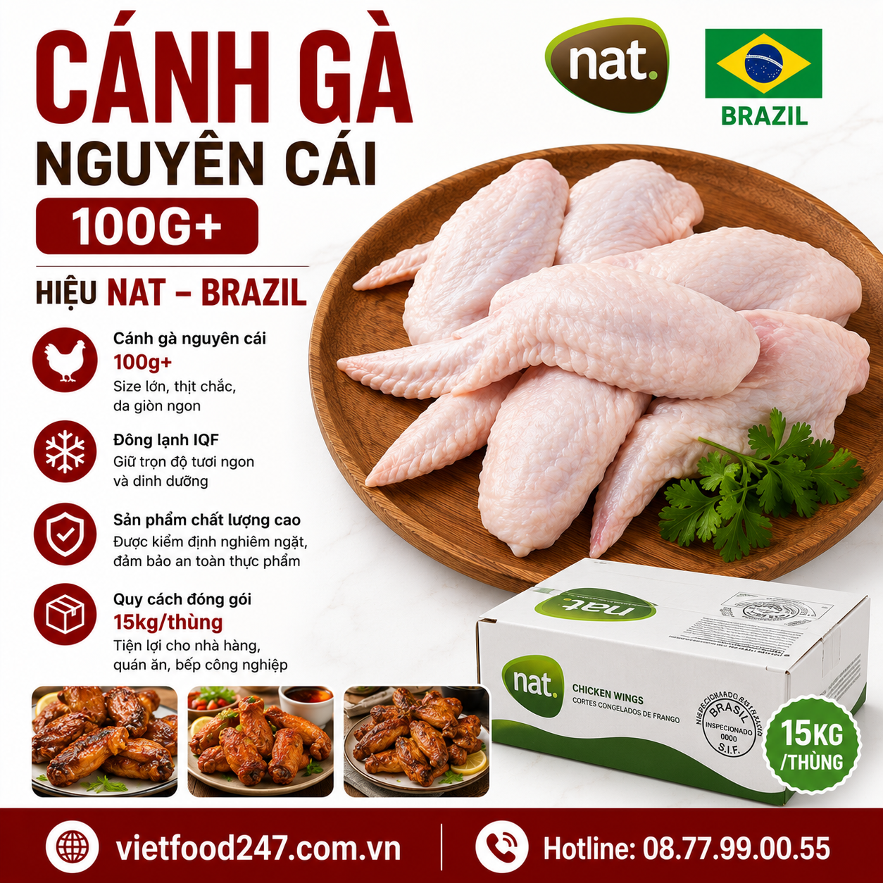Cánh gà nguyên cái NAT
