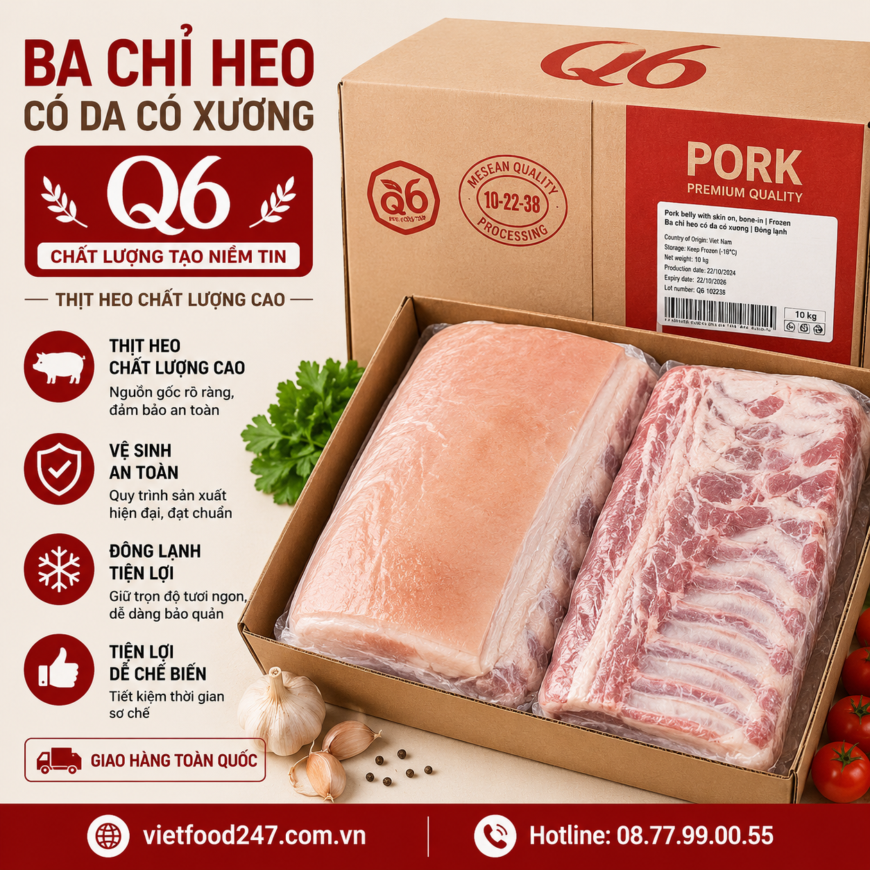 Ba Chỉ Có Da Có Xương Q6