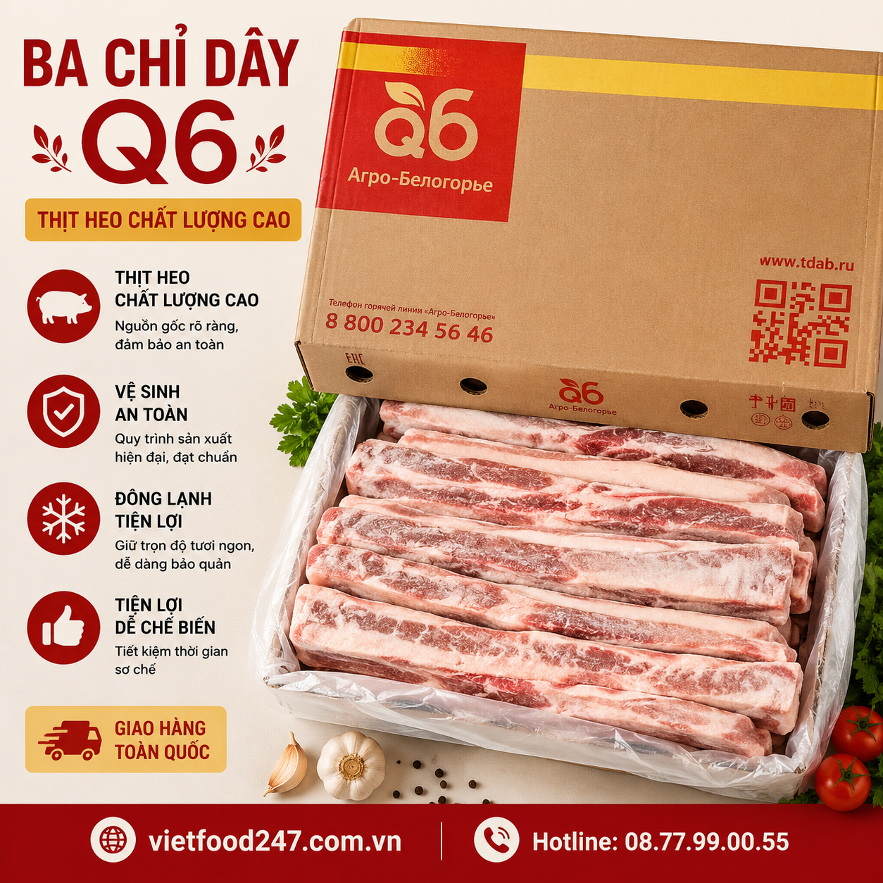 Ba Chỉ Dây Q6
