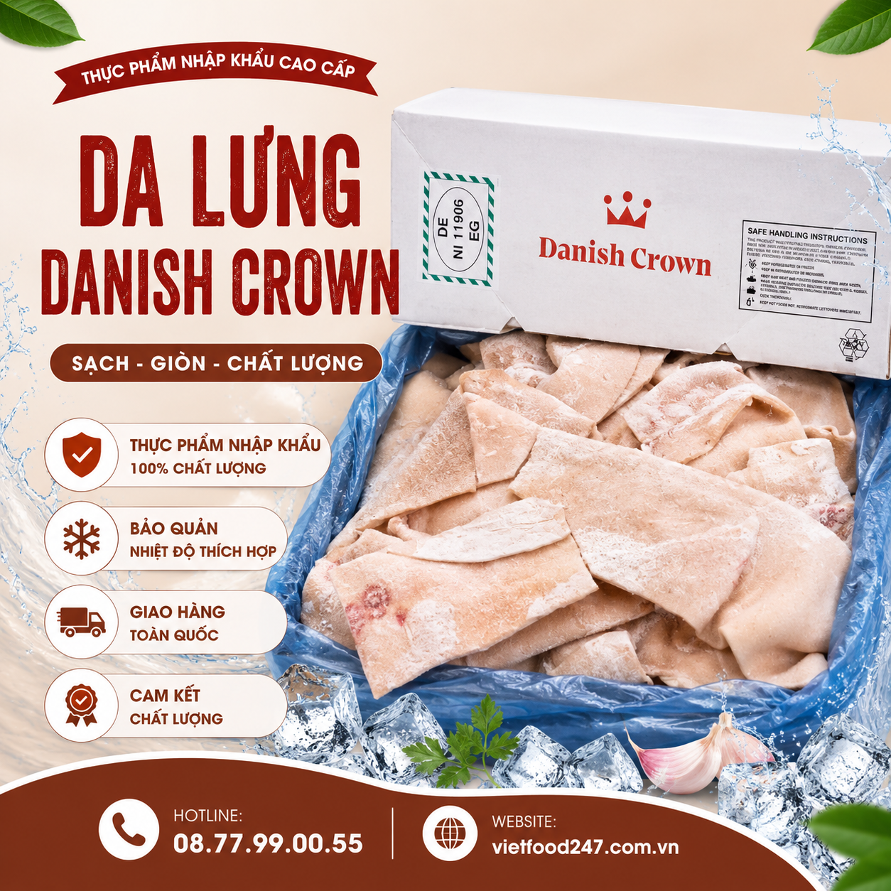 Da Lưng Danish Crown