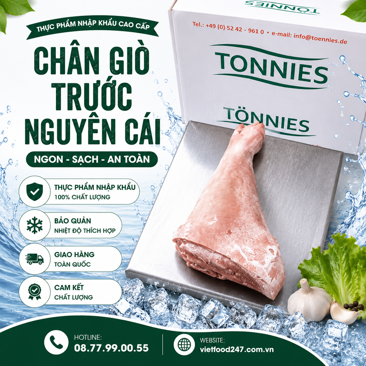 Chân Giò Trước Nguyên Cái Tonnies