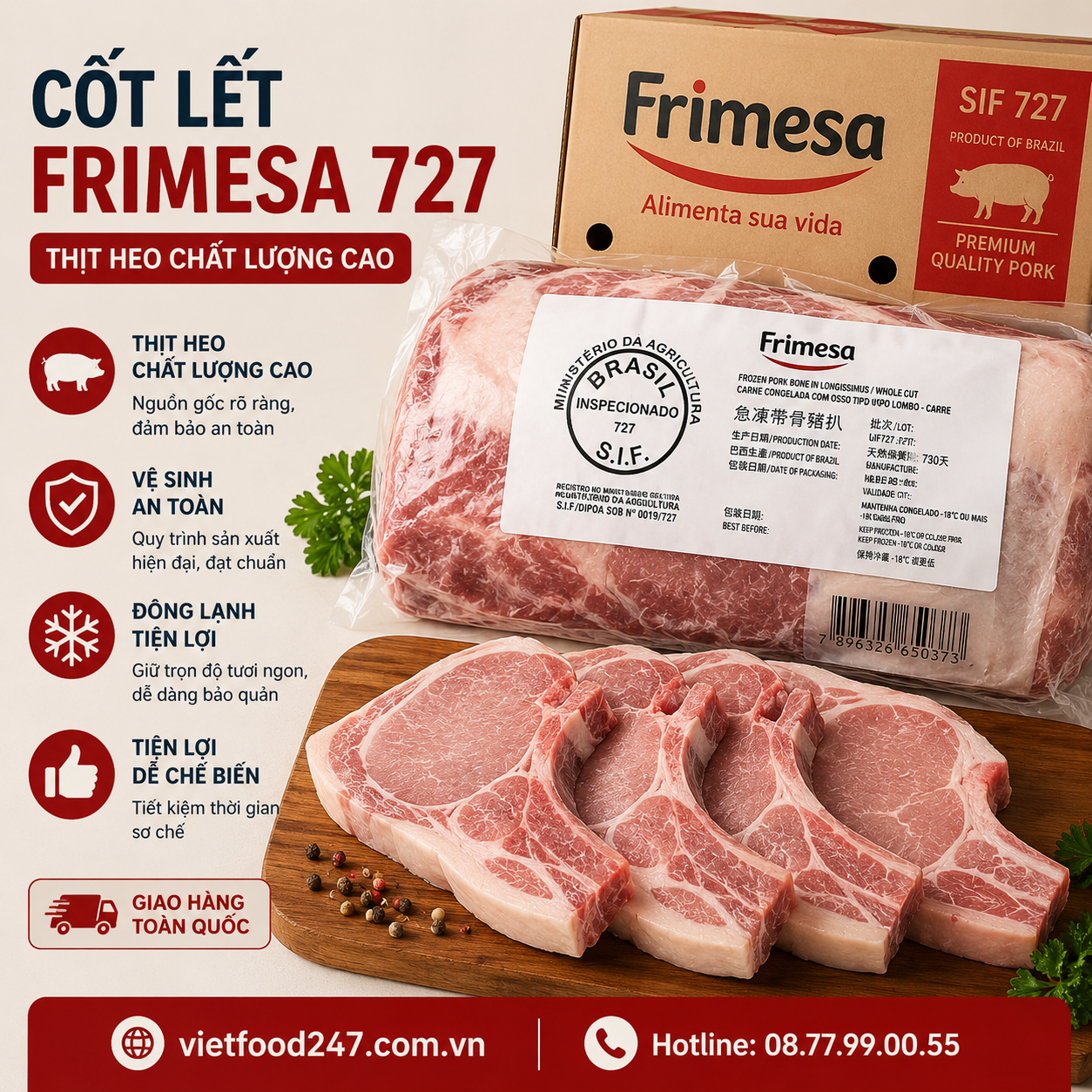 Cốt Lết Frimesa 727