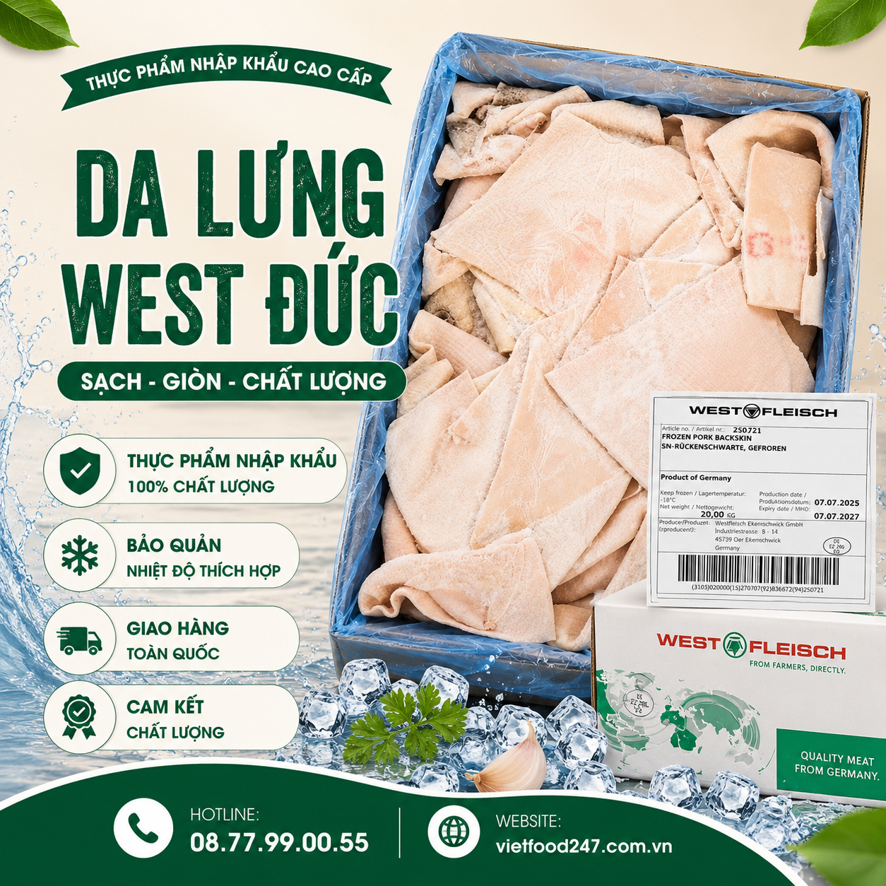 Da Lưng West Đức