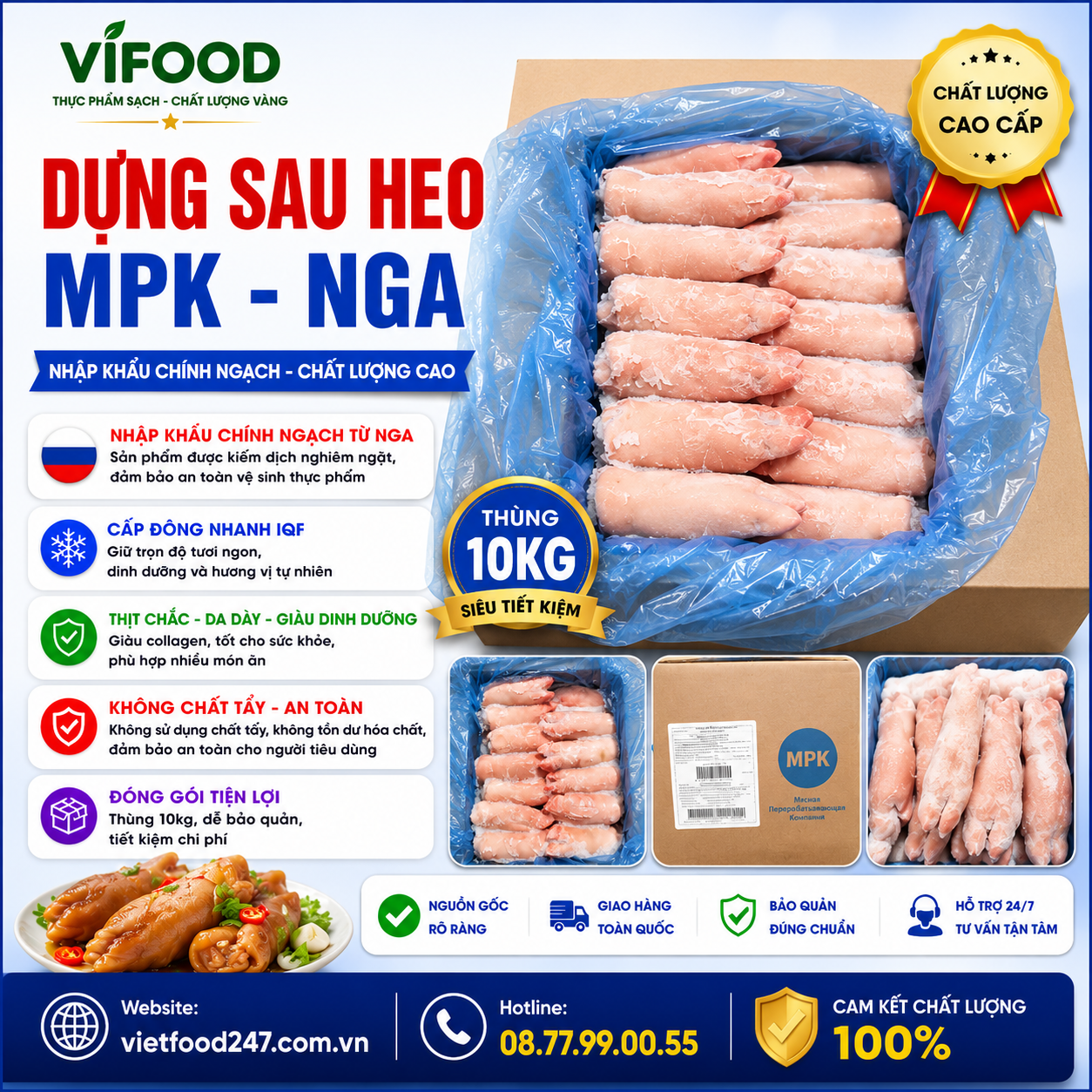 Dựng Sau Heo MPK Nga