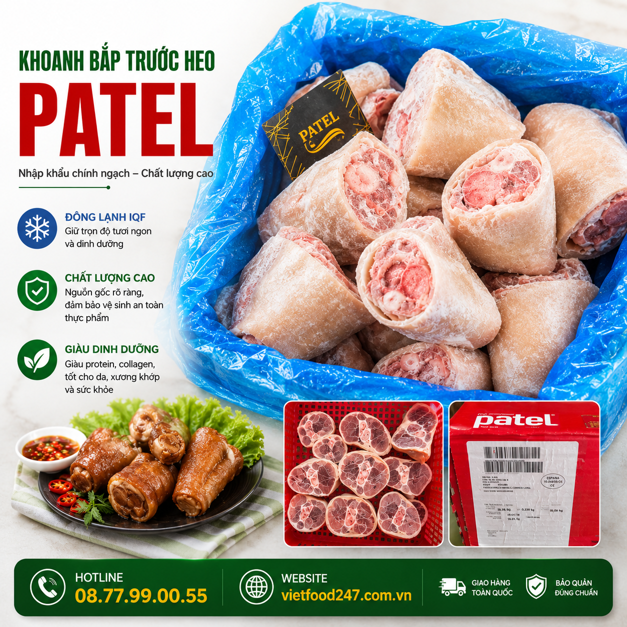 Khoanh Bắp Trước Heo Patel