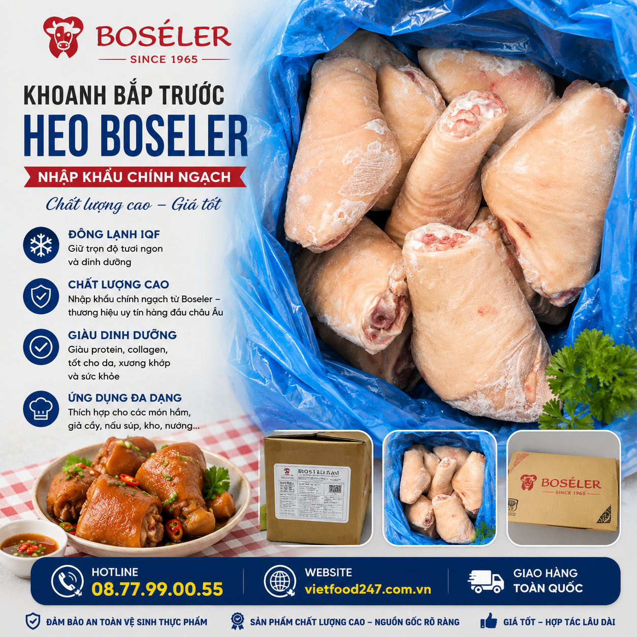 Khoanh Bắp Trước Heo Boseler