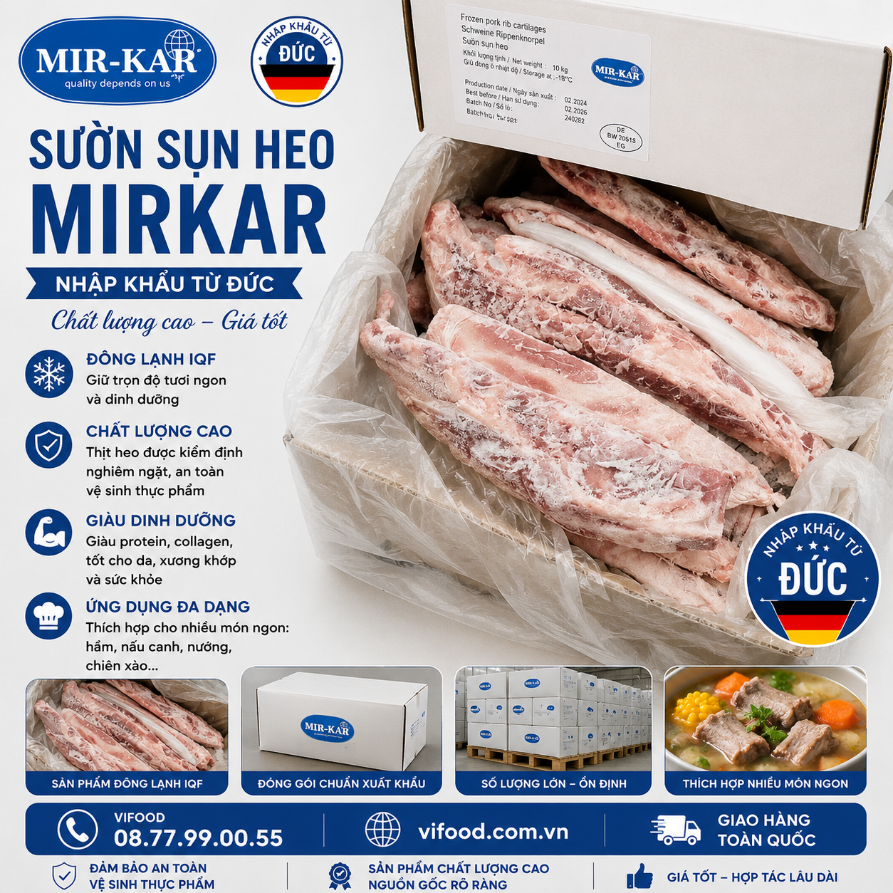 Sườn Sụn Heo Mirkar