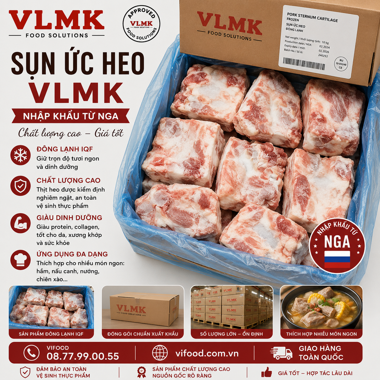 Sụn Ức Heo VLMK