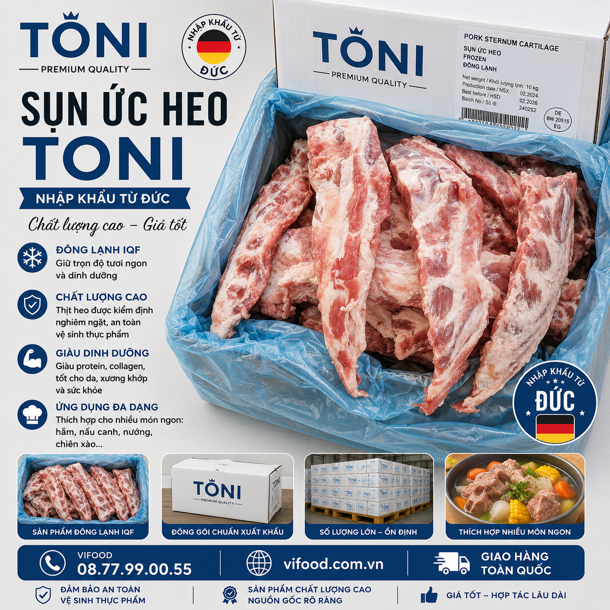 Sụn Ức Heo Toni