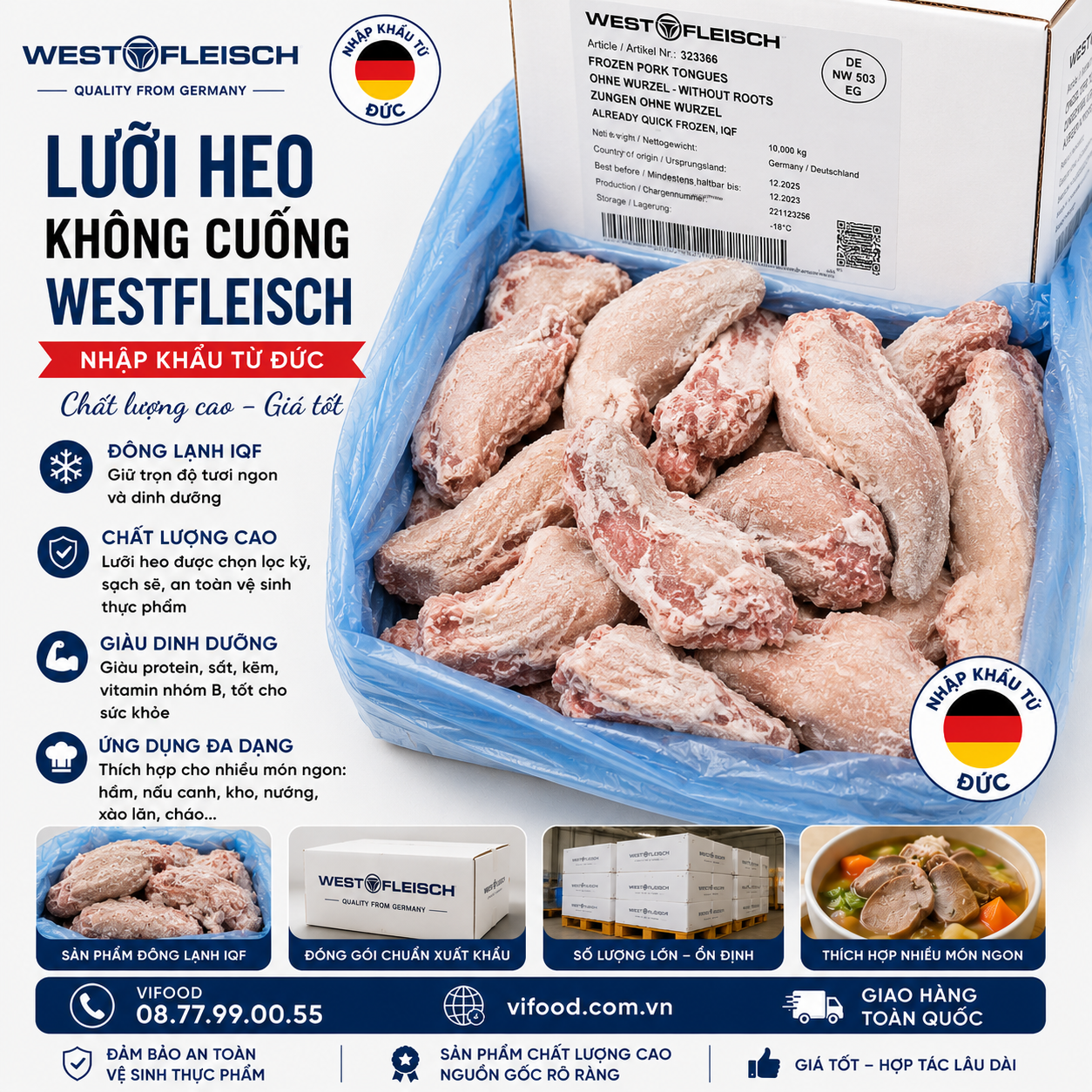 Lưỡi Heo Không Cuống West