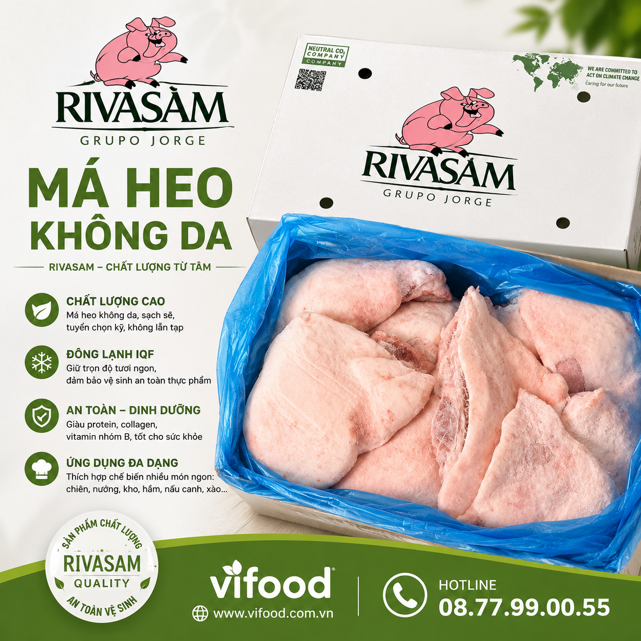 Má Heo Không Da Rivasam