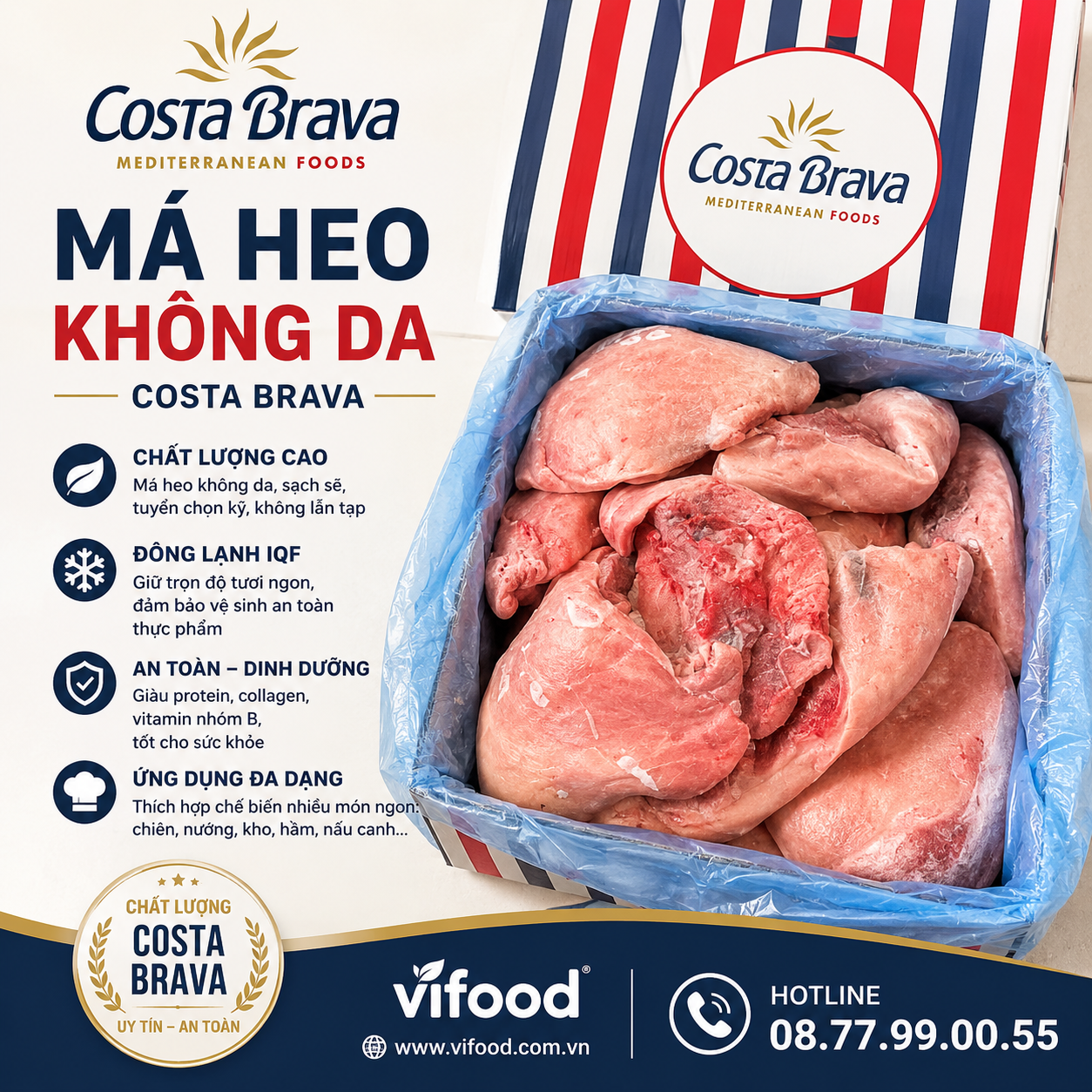 Má Heo Không Da Costa Brava