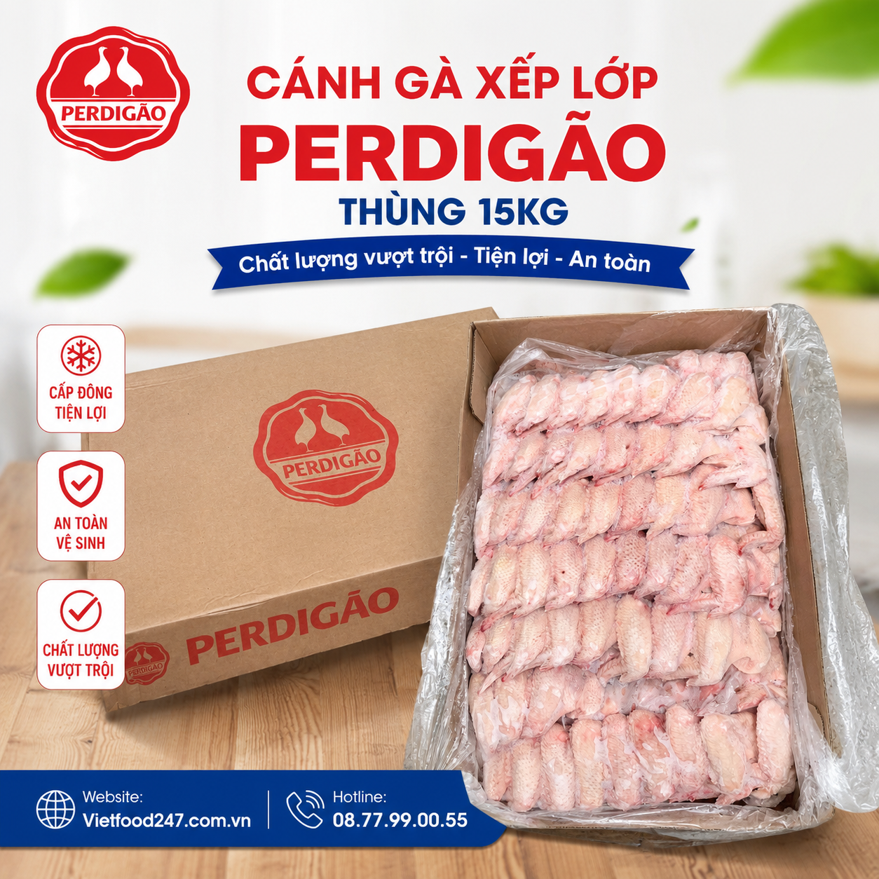 Cánh Gà Xếp Lớp Perdigão