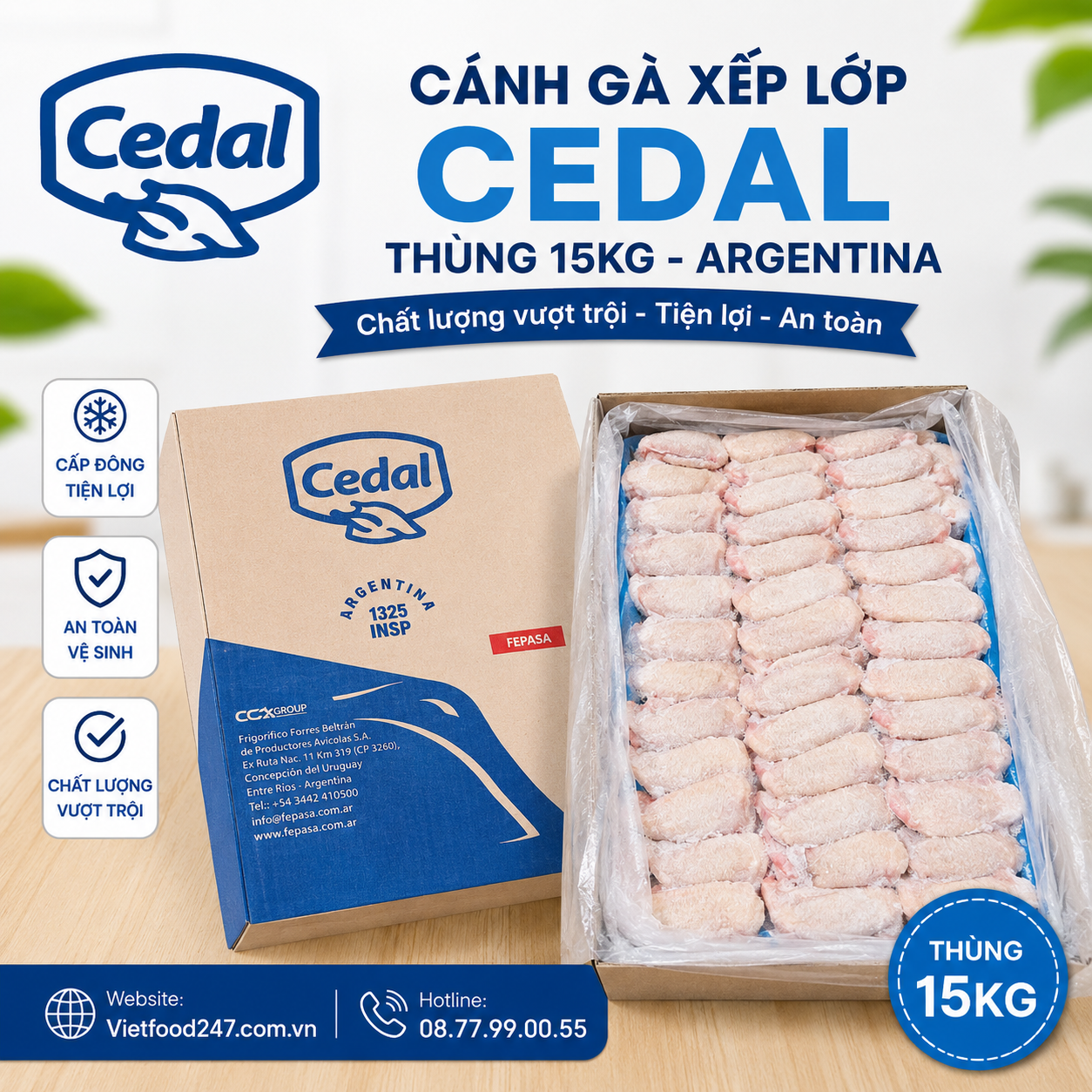 Cánh Gà Xếp Lớp Cedal