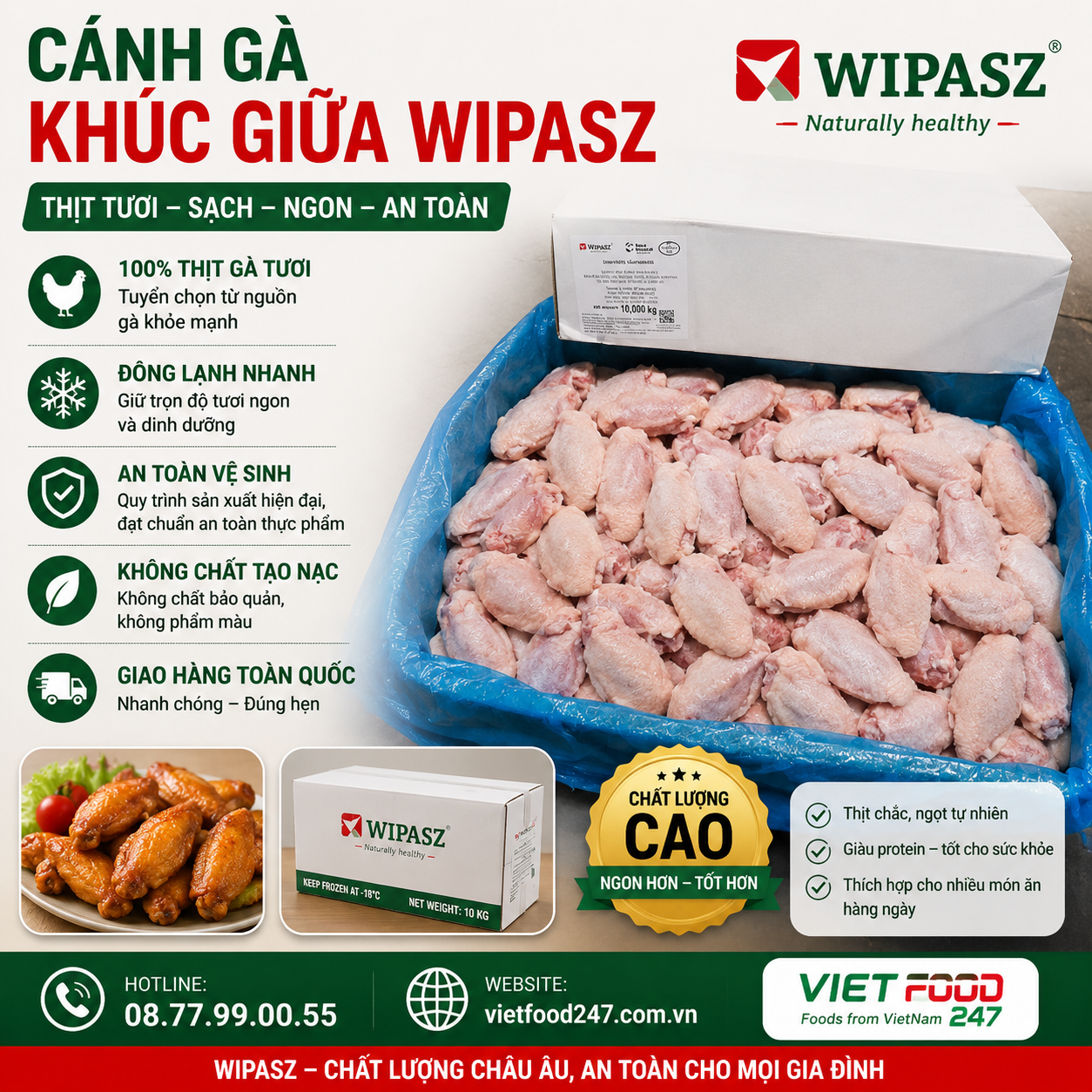 Cánh Gà Khúc Giữa Wipasz