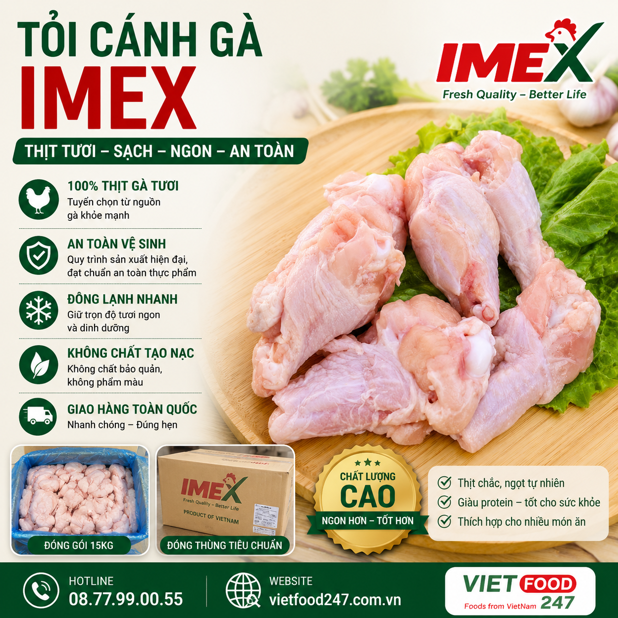 Tỏi Cánh Gà Imex